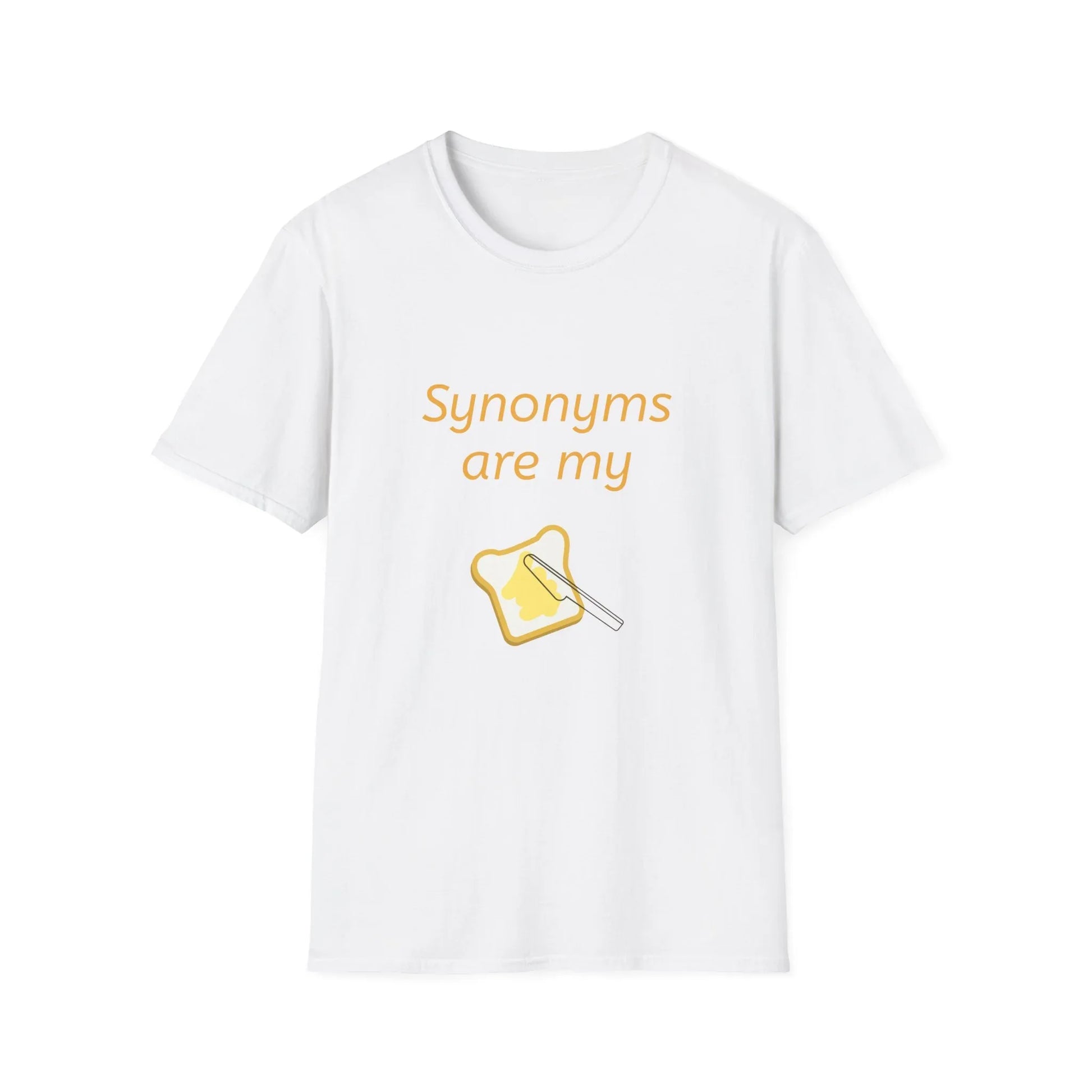 Funny "Synonyms Are My Jam" T-Shirt for Word Lovers - The Dreamer's Bookshop.