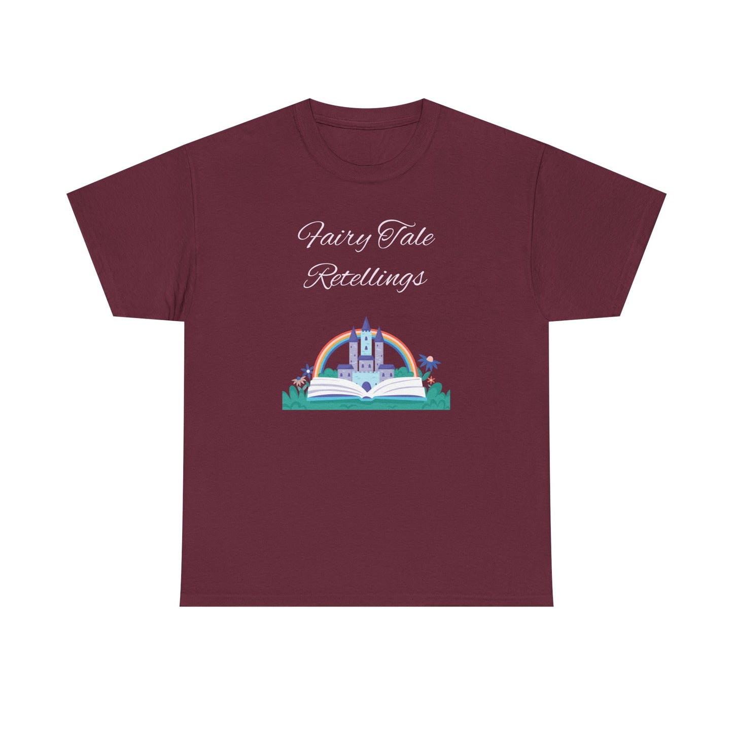 Fiction -  Graphic Tee - Unisex Heavy Cotton T-Shirt - Fairy Tale Retellings