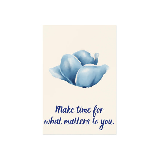 The Dreamer's Bookshop - Love Yourself Card "Make Time" - The Dreamer's Bookshop.