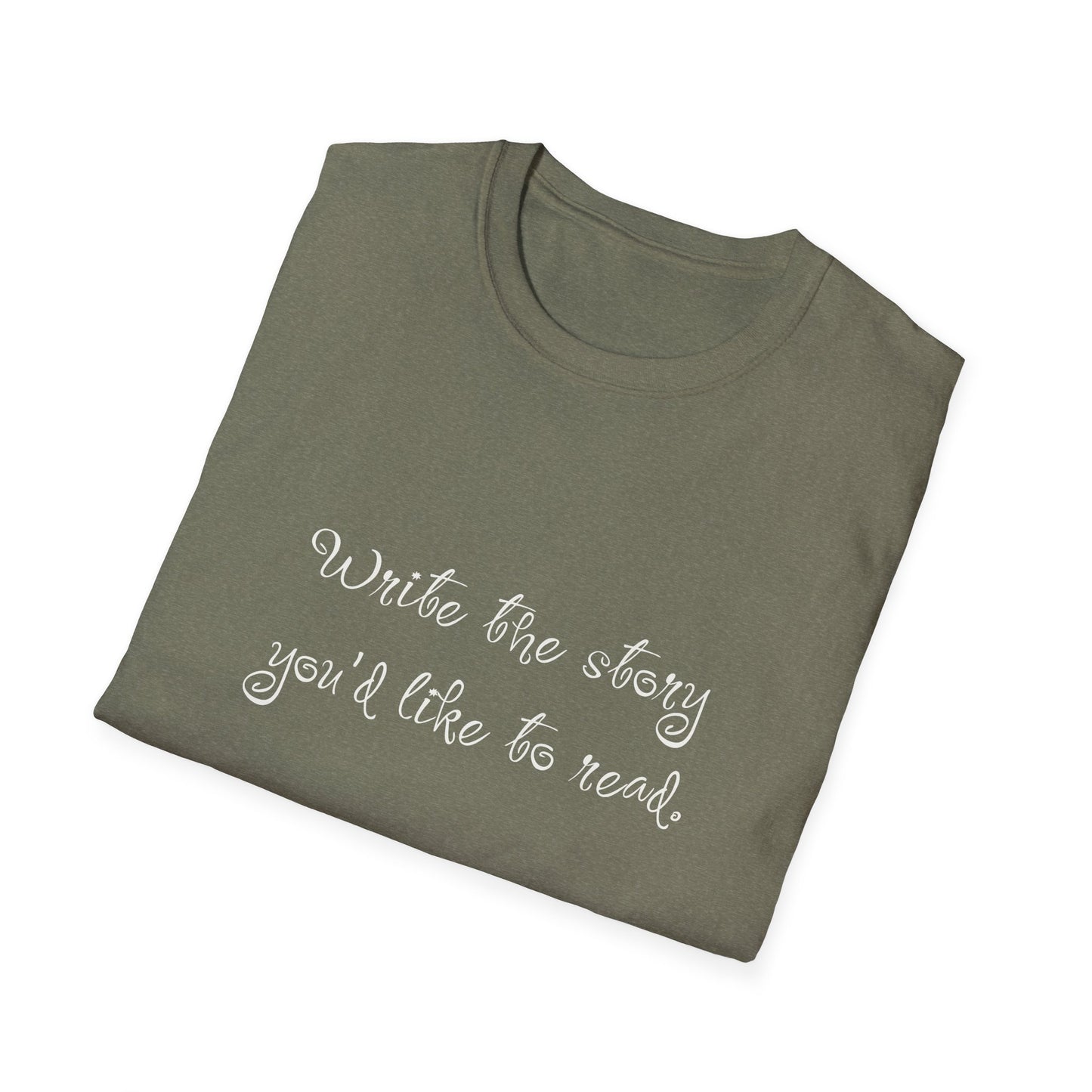 Inspirational Unisex Softstyle T-Shirt - Write the Story