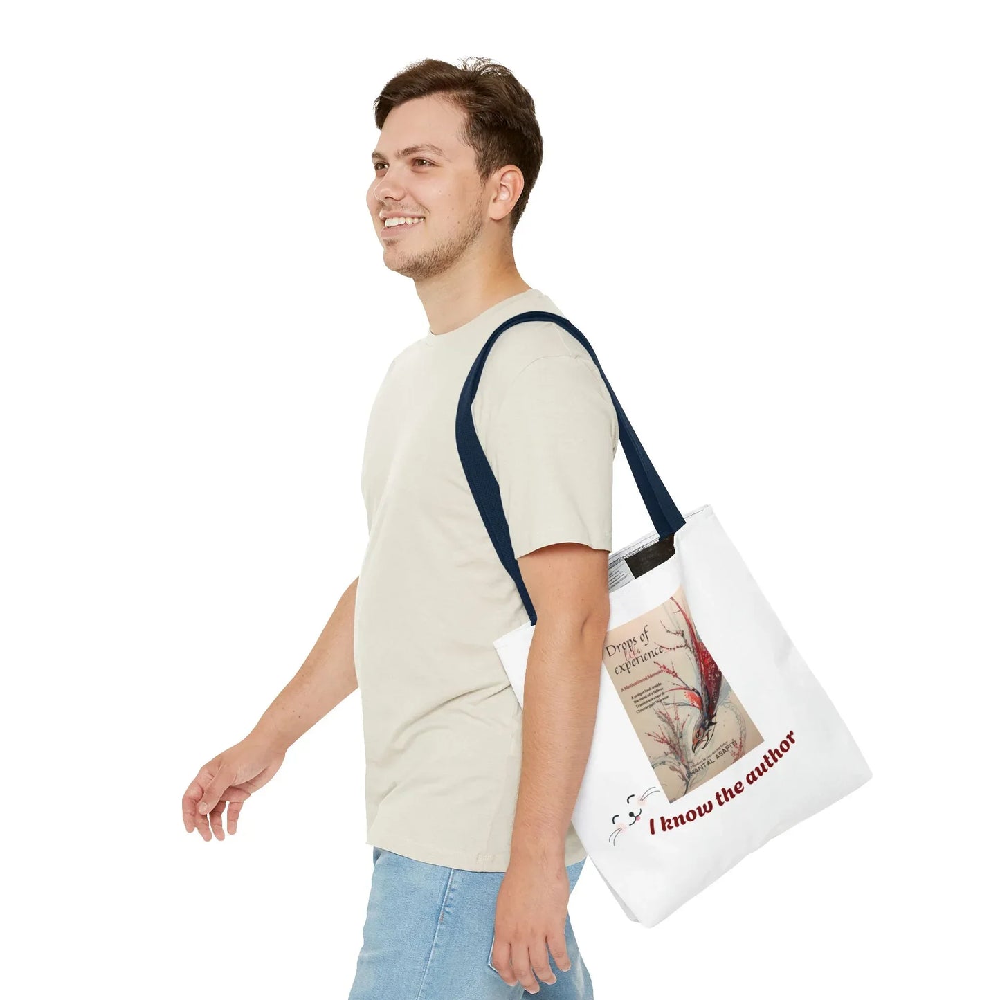 I Know the Author Tote Bag - Cozy Book lovers Design - The Dreamer's Bookshop.