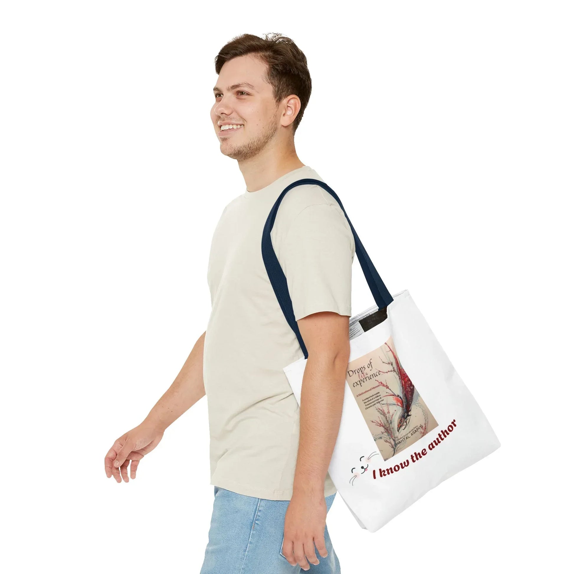 I Know the Author Tote Bag - Cozy Book lovers Design - The Dreamer's Bookshop.