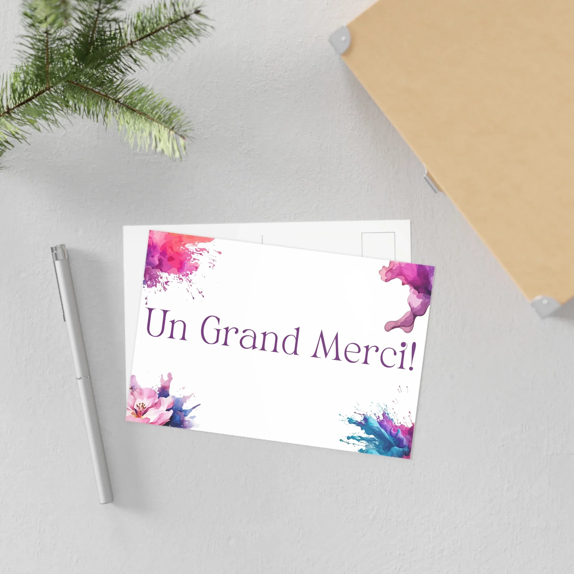 The Dreamer's Bookshop "Grand Merci" Exclamation Card - The Dreamer's Bookshop.