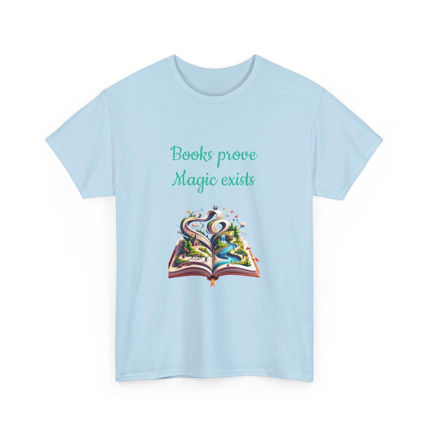Magic Exists -A Unisex Heavy Cotton Tee - Perfect for Book Lovers - The Dreamer's Bookshop.