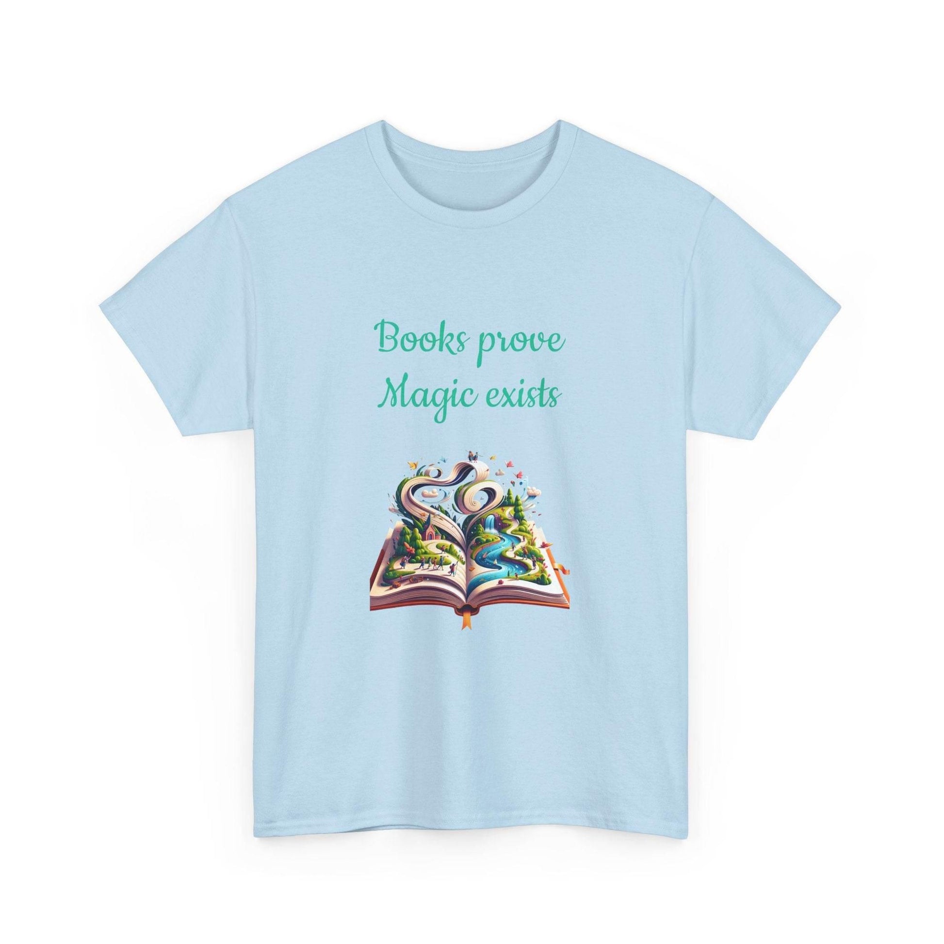 Magic Exists -A Unisex Heavy Cotton Tee - Perfect for Book Lovers - The Dreamer's Bookshop.