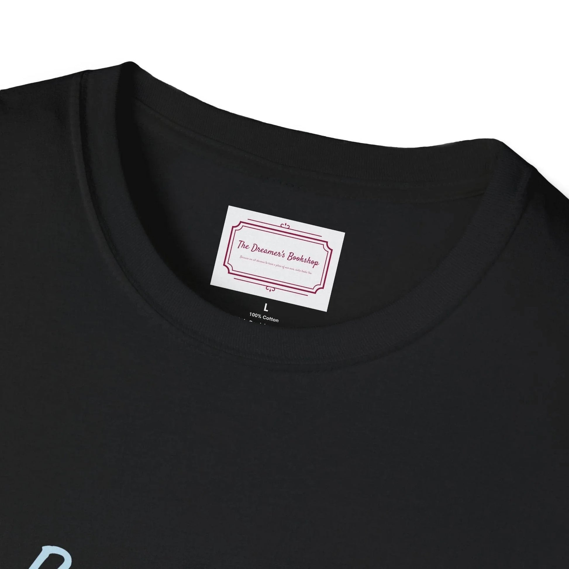 Books Are Reflection Unisex Softstyle T-Shirt - Literary Quote Tee - The Dreamer's Bookshop.
