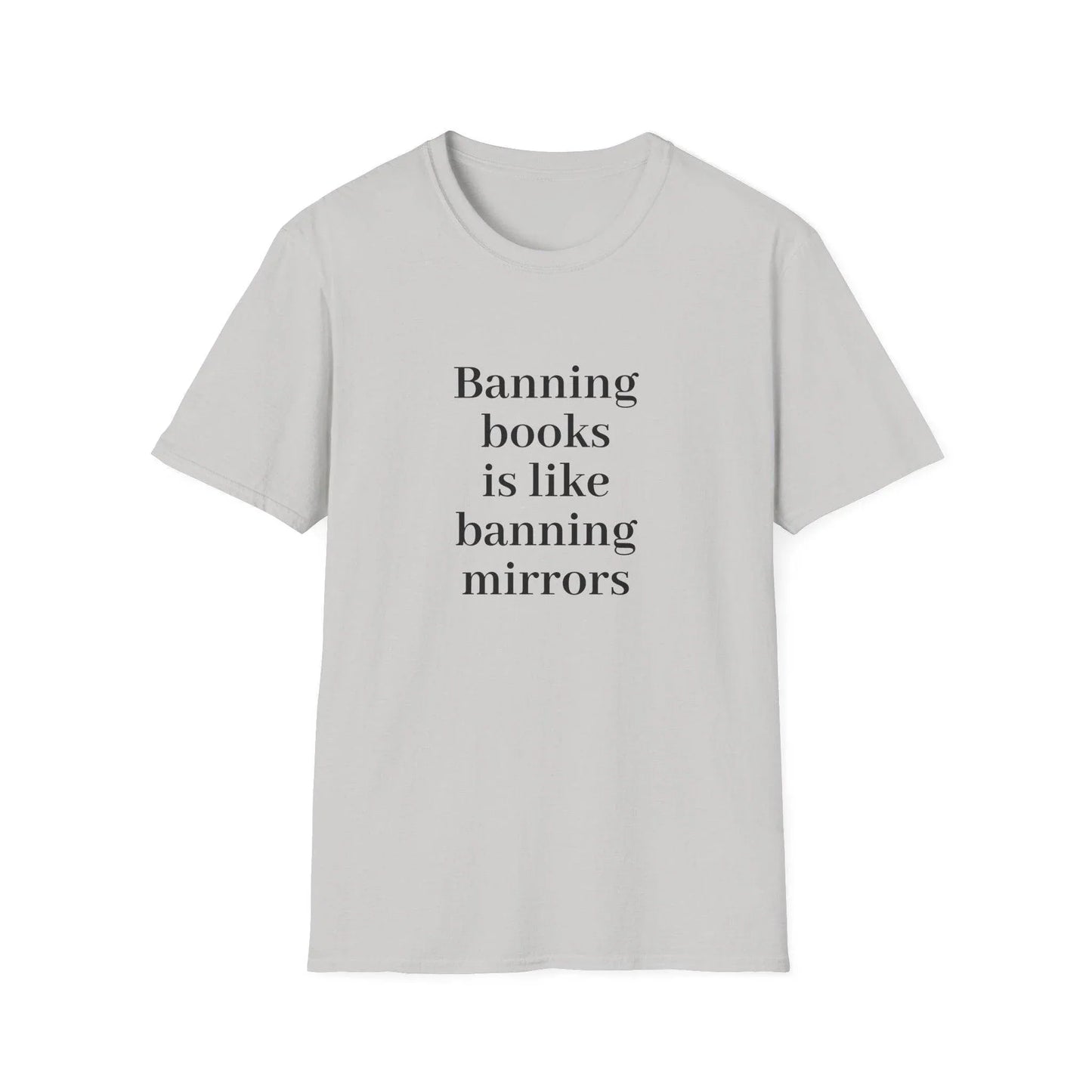 Unisex Softstyle T-Shirt - 'Banning Books' - The Dreamer's Bookshop.