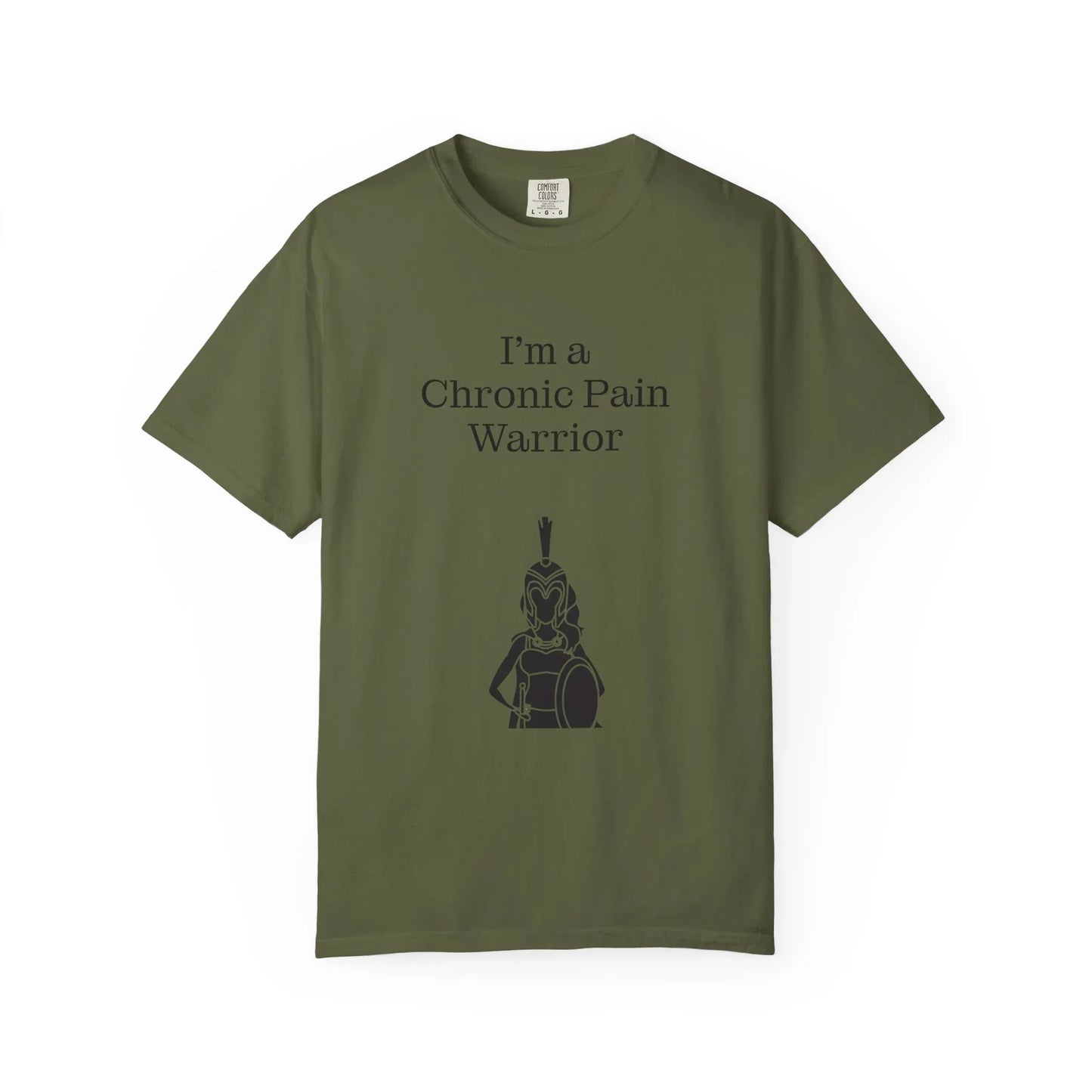 Chronic Pain Warrior Unisex Garment-Dyed T-Shirt - Empowering Supportive Apparel - The Dreamer's Bookshop.