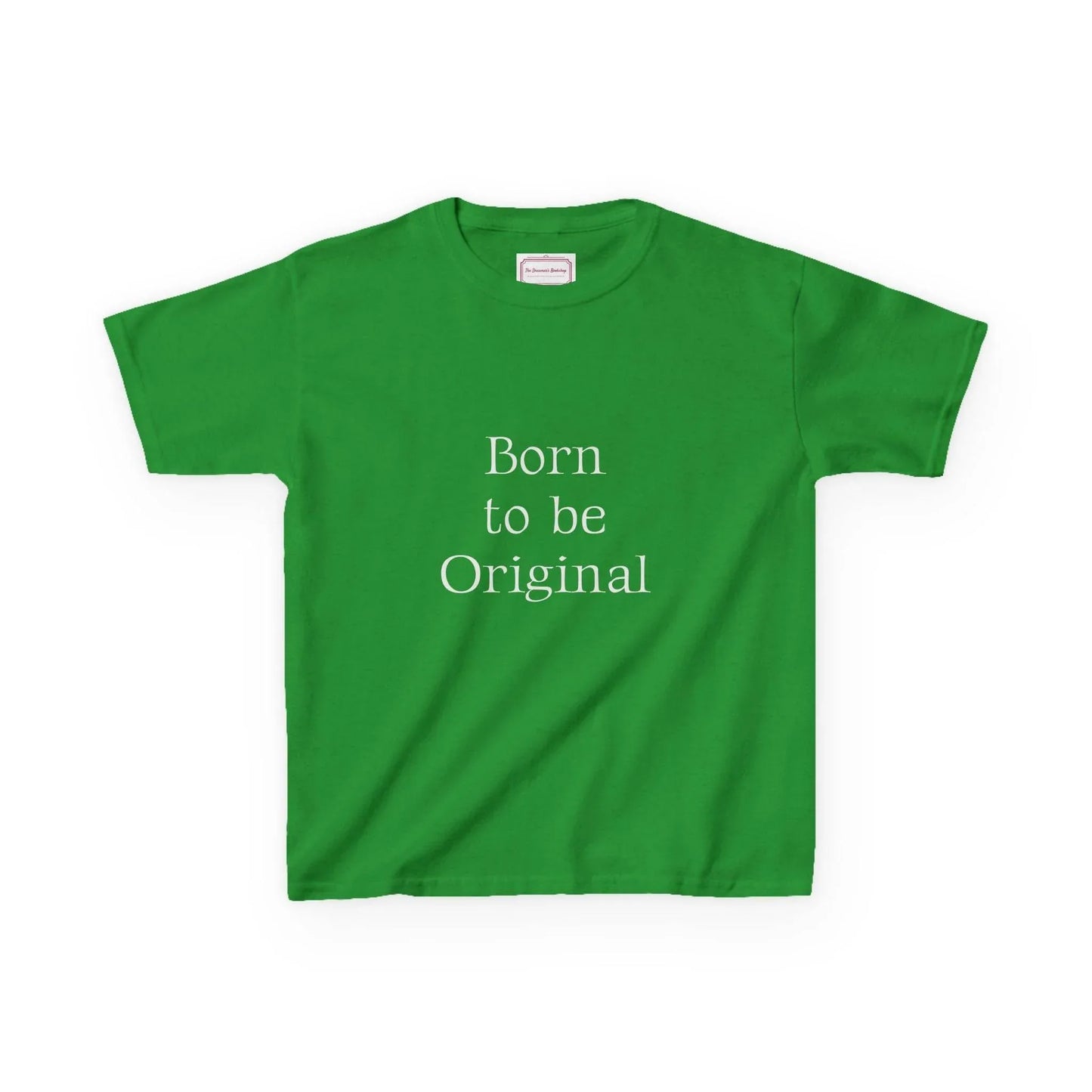 EU - Kids 'Born to be Original' Cotton Tee - Support Young Creators - The Dreamer's Bookshop.