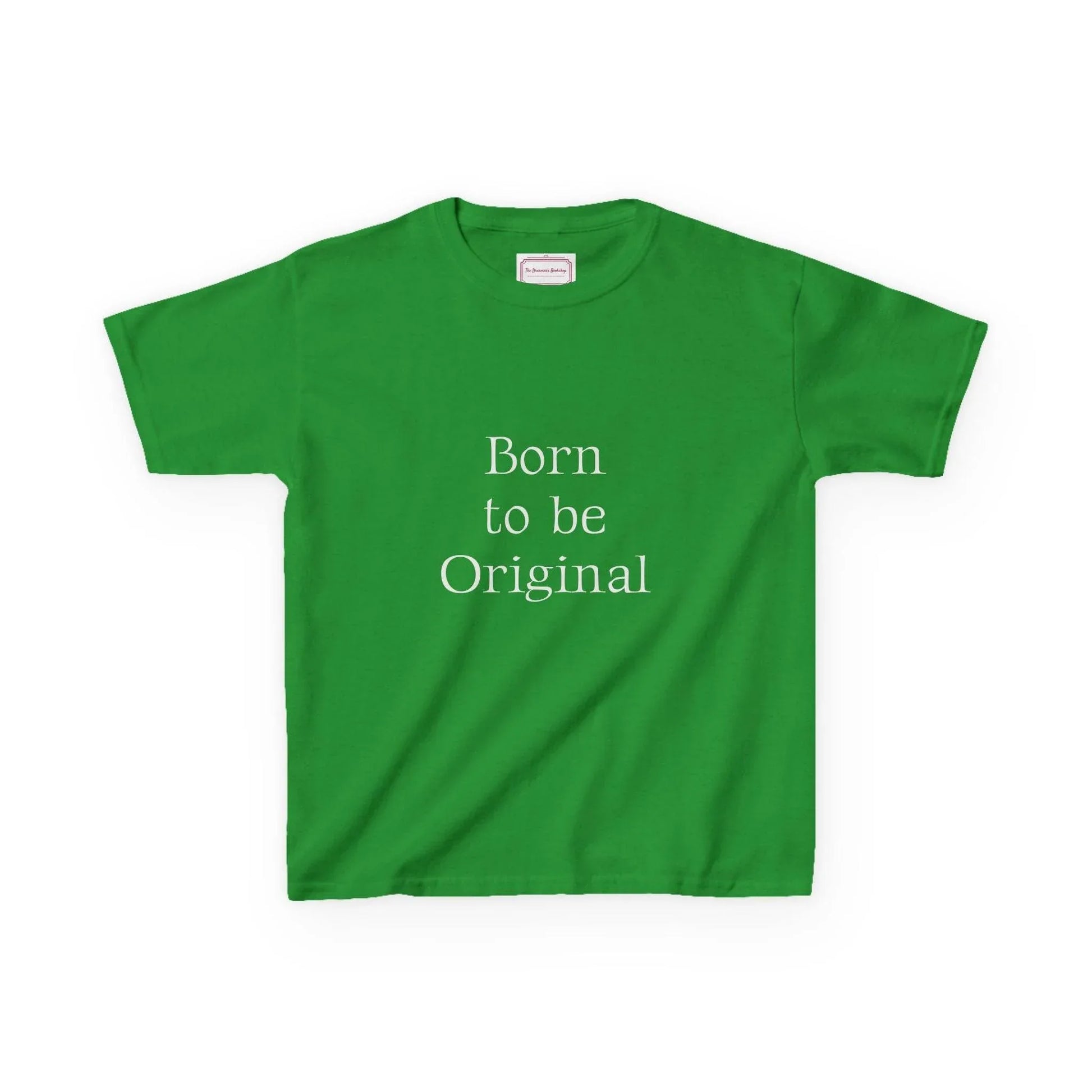 EU - Kids 'Born to be Original' Cotton Tee - Support Young Creators - The Dreamer's Bookshop.