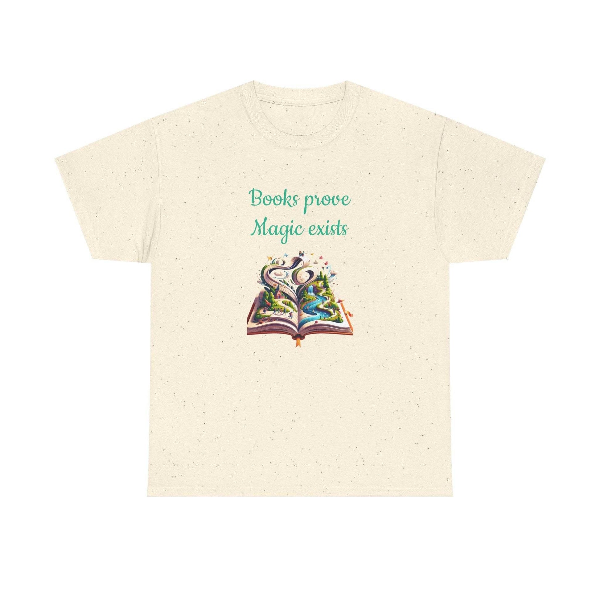 Magic Exists -A Unisex Heavy Cotton Tee - Perfect Gift for Book Lovers - The Dreamer's Bookshop.