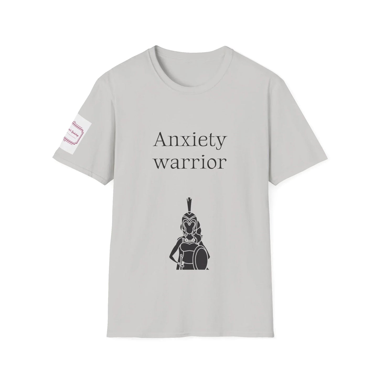 Anxiety Warrior Unisex Softstyle T-Shirt - Empower Your Battle - The Dreamer's Bookshop.