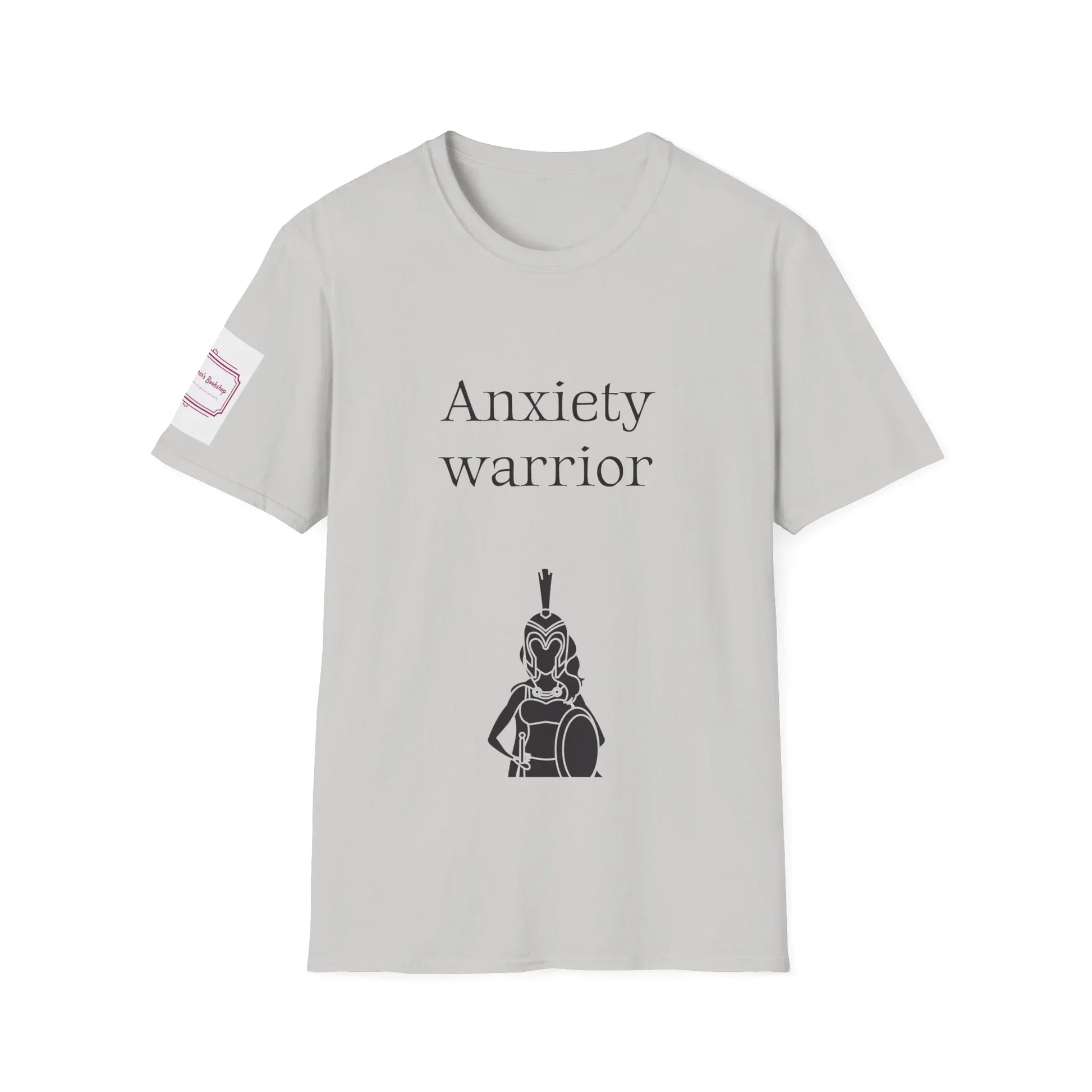 Anxiety Warrior Unisex Softstyle T-Shirt - Empower Your Battle - The Dreamer's Bookshop.