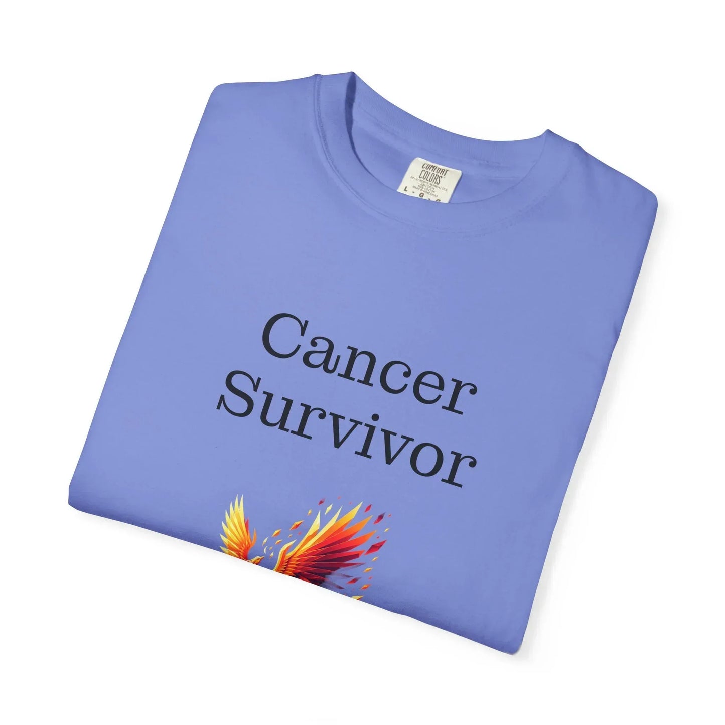 Cancer Survivor Unisex Garment-Dyed T-shirt - Inspirational Motivational Tee - The Dreamer's Bookshop.