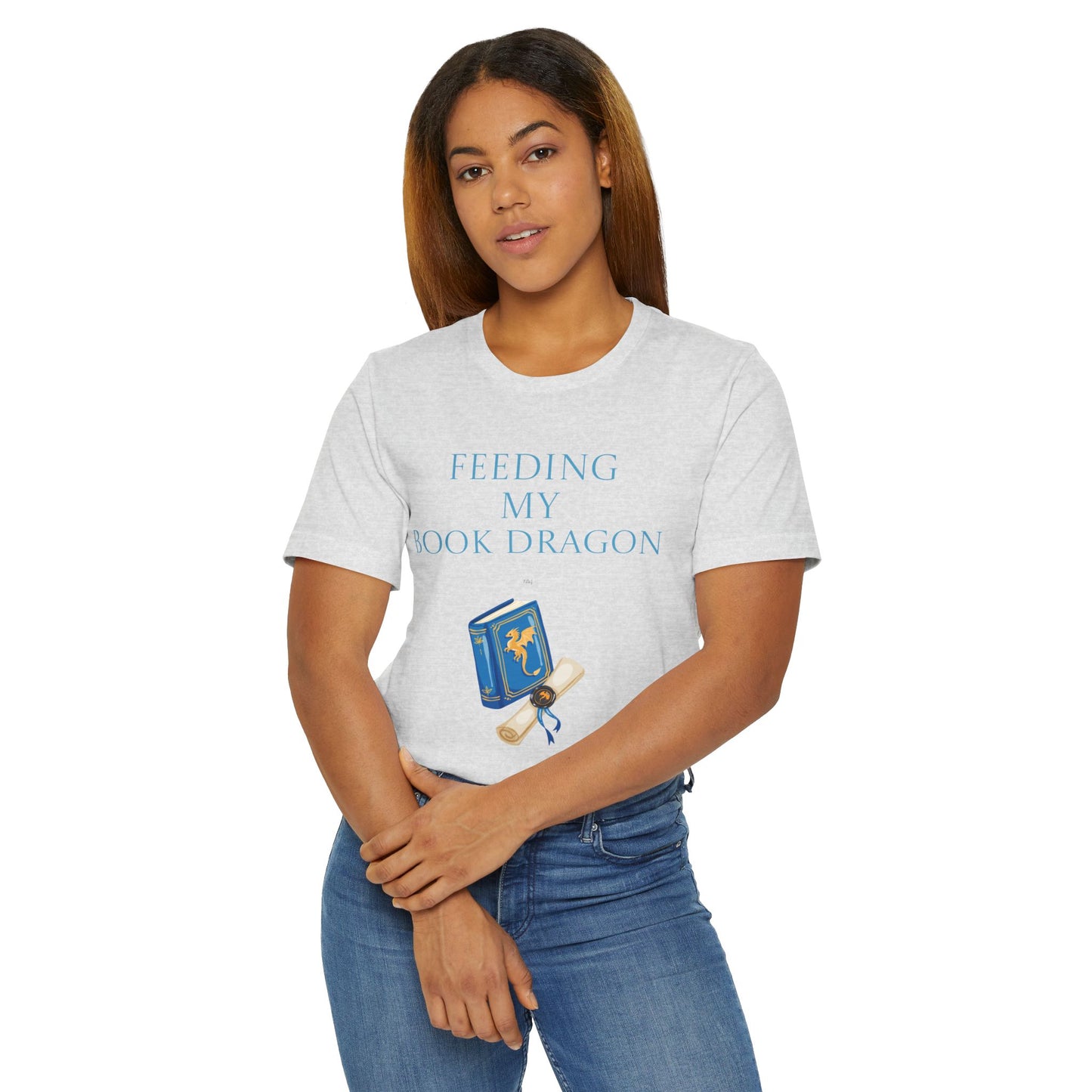 Unisex Jersey T-Shirt - Book Dragon