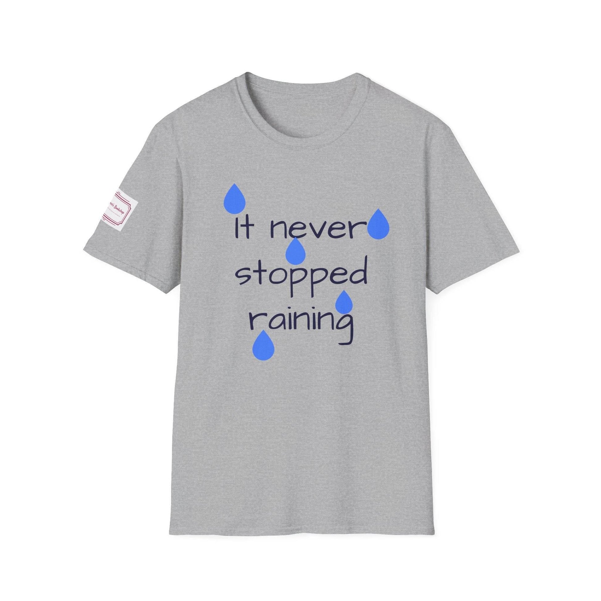 Inspirational Unisex Softstyle T-Shirt - 'Umbrella' Motivational Design - The Dreamer's Bookshop.