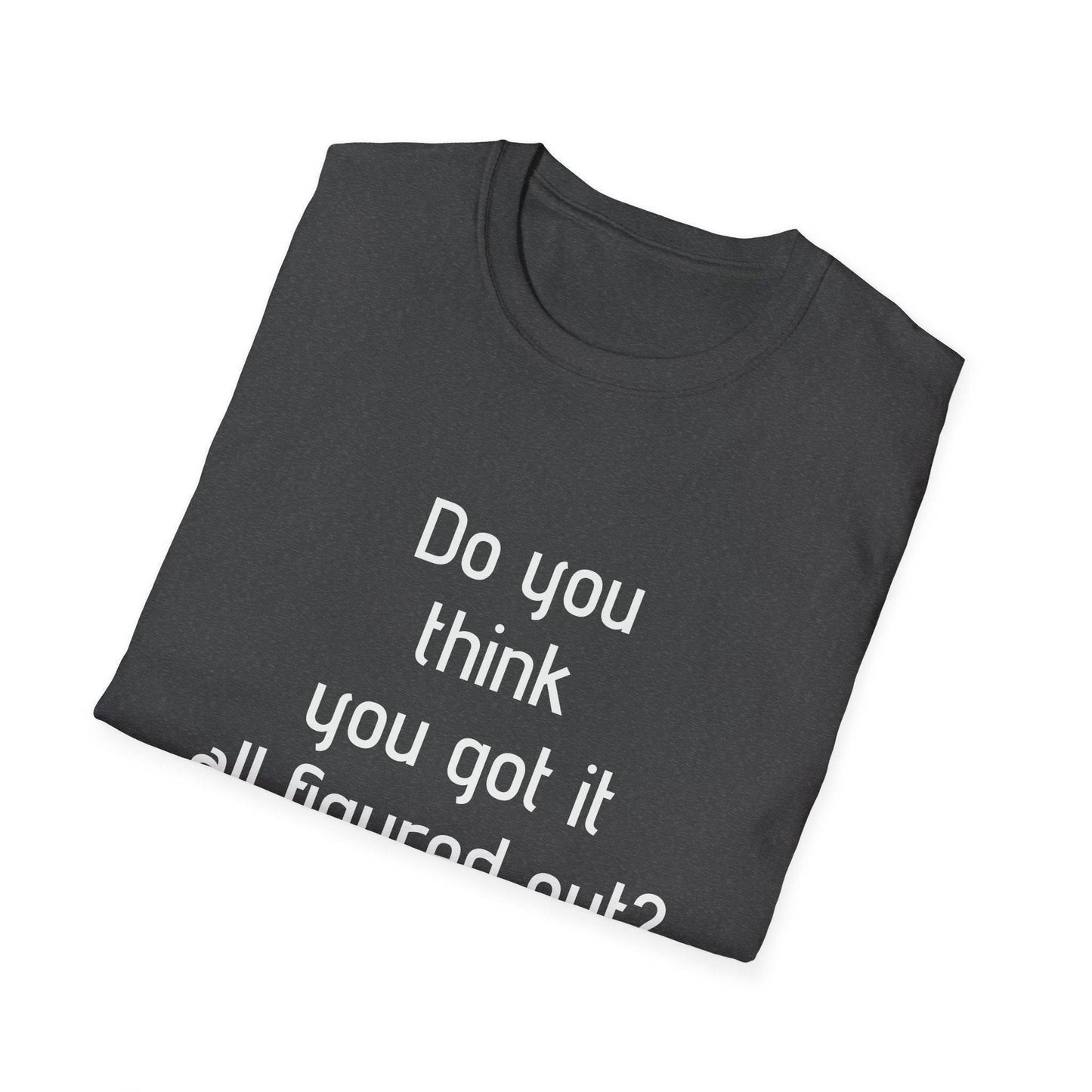 Unisex Softstyle T-Shirt - 'Think Again' - The Dreamer's Bookshop.
