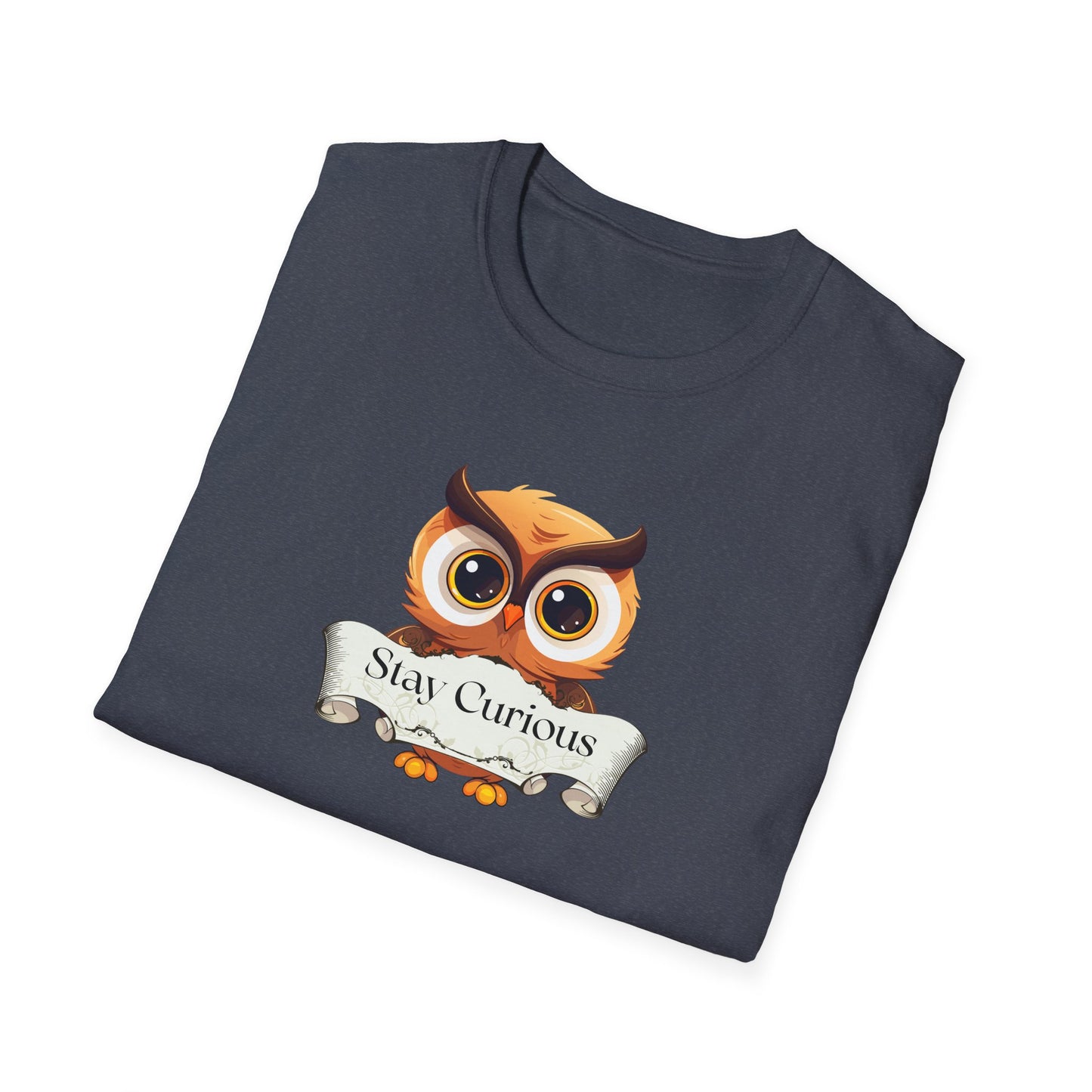 Unisex T-Shirt - "Stay Curious" for Book Lovers