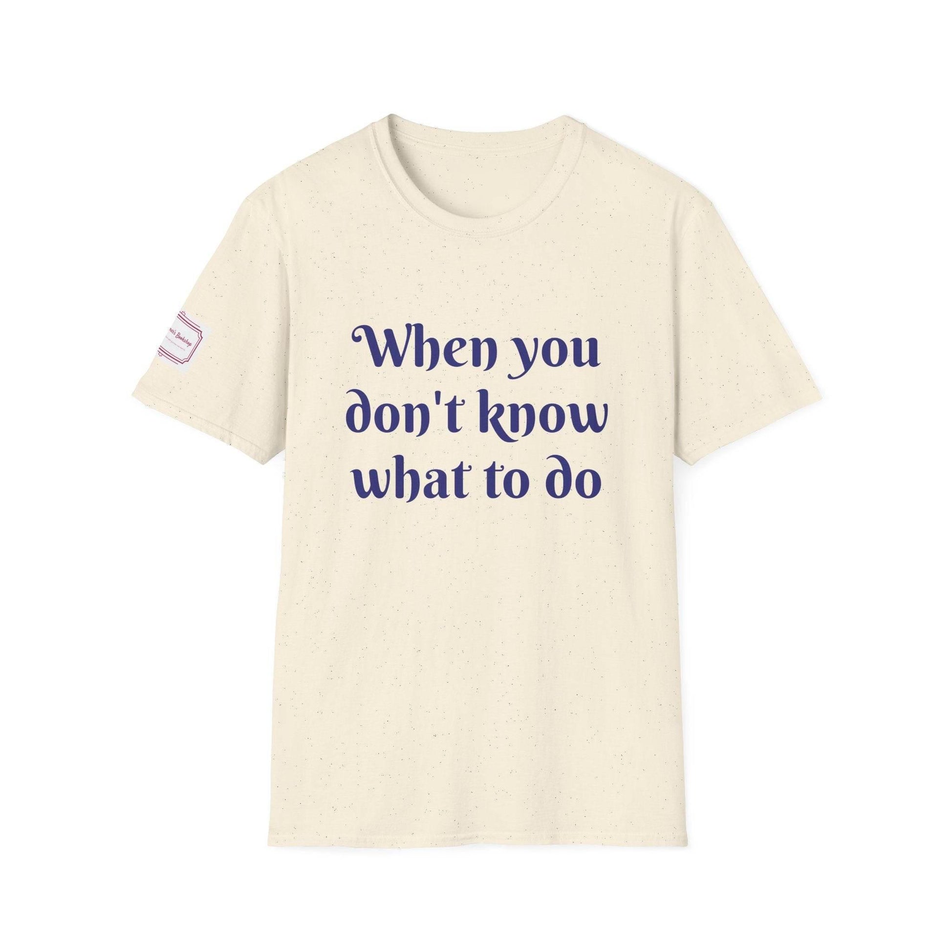 Inspirational Unisex Softstyle T-Shirt - 'Just Breathe' Motivational Design - The Dreamer's Bookshop.