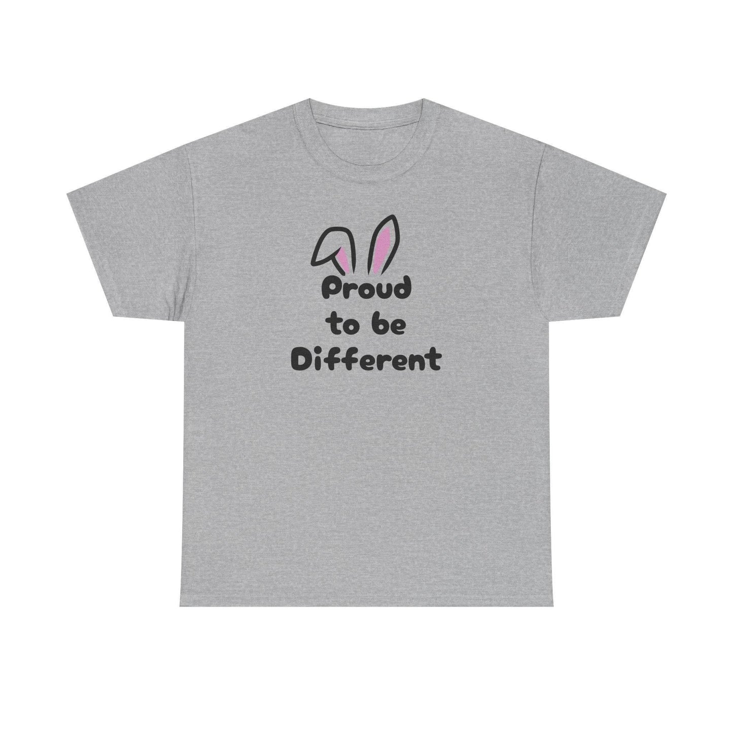 Proud to Be Different Unisex Heavy Cotton Tee - Celebrate Individuality - The Dreamer's Bookshop.