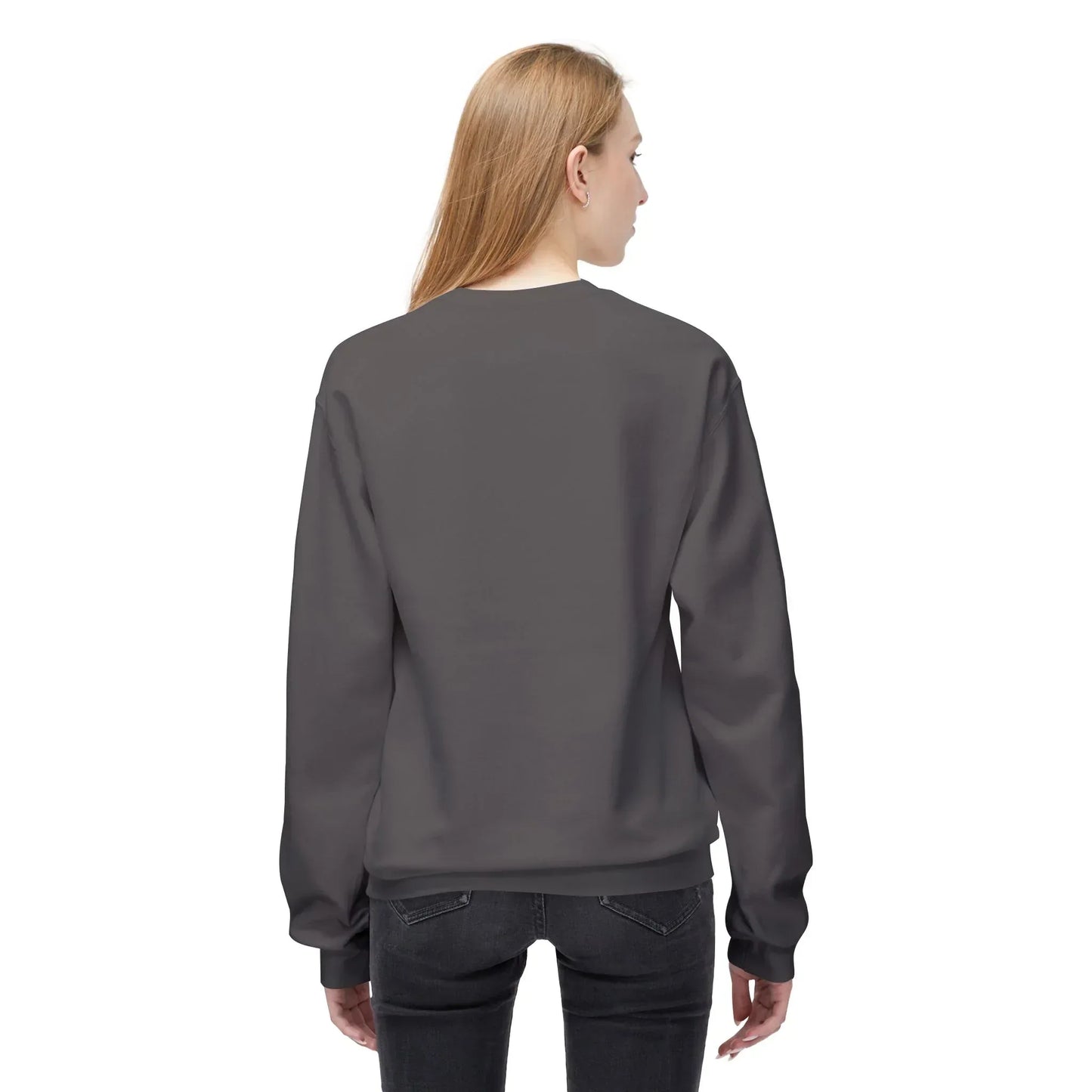 Winter Deer - Unisex Fleece Crewneck Sweatshirt - The Dreamer's Bookshop.