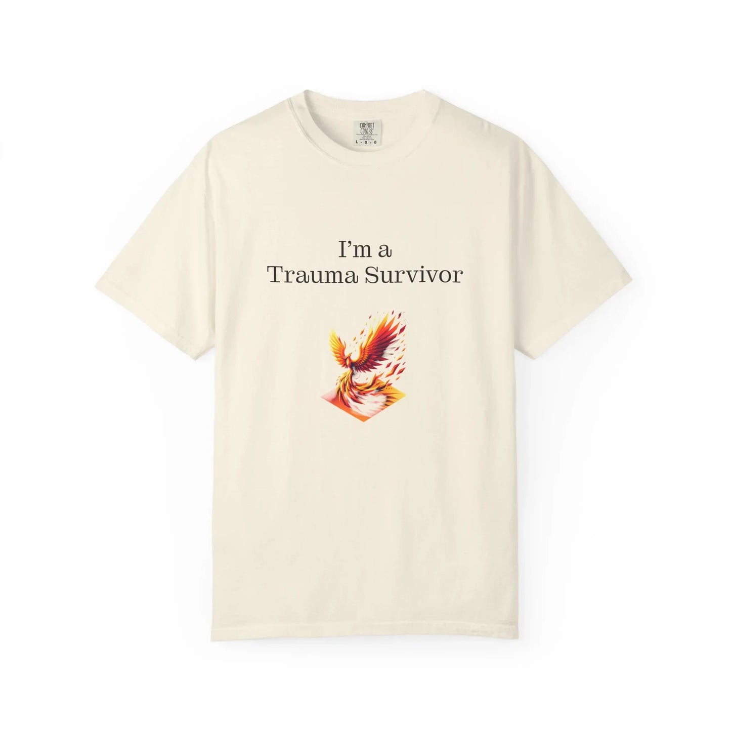 Trauma Survivor Unisex Garment-Dyed T-Shirt - Empowering Supportive Apparel - The Dreamer's Bookshop.