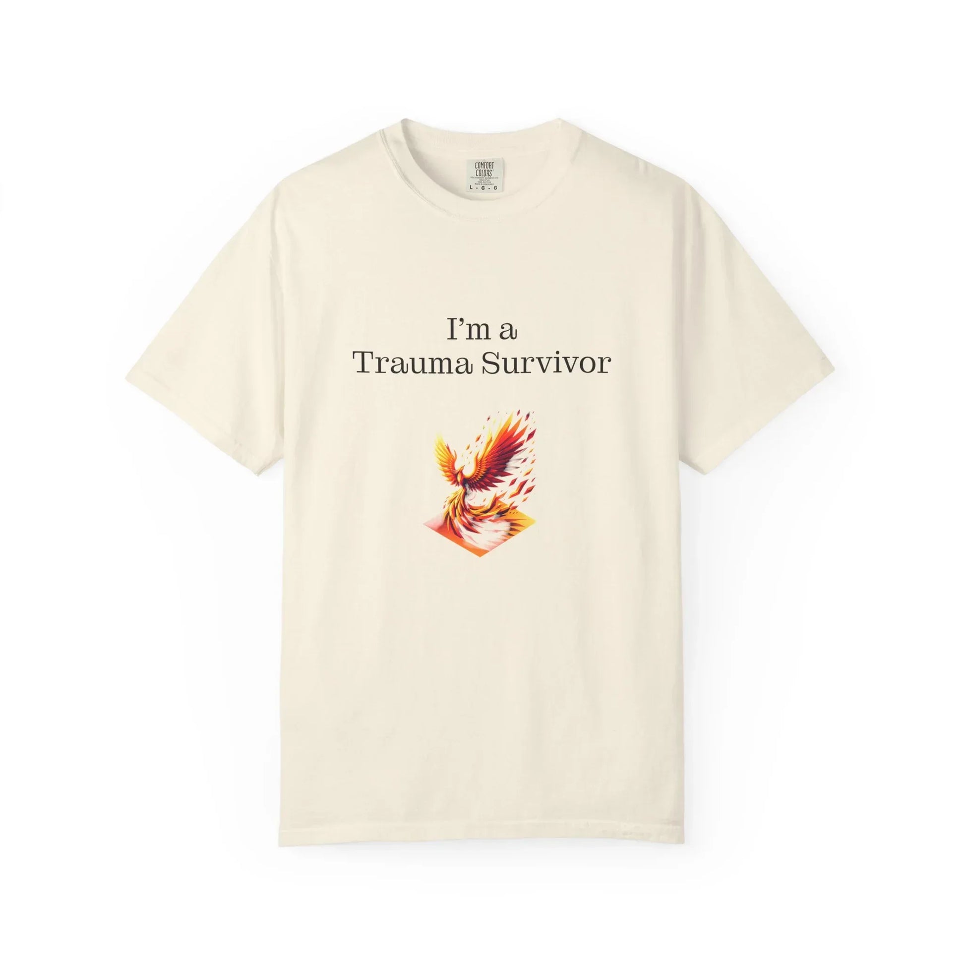 Trauma Survivor Unisex Garment-Dyed T-Shirt - Empowering Supportive Apparel - The Dreamer's Bookshop.