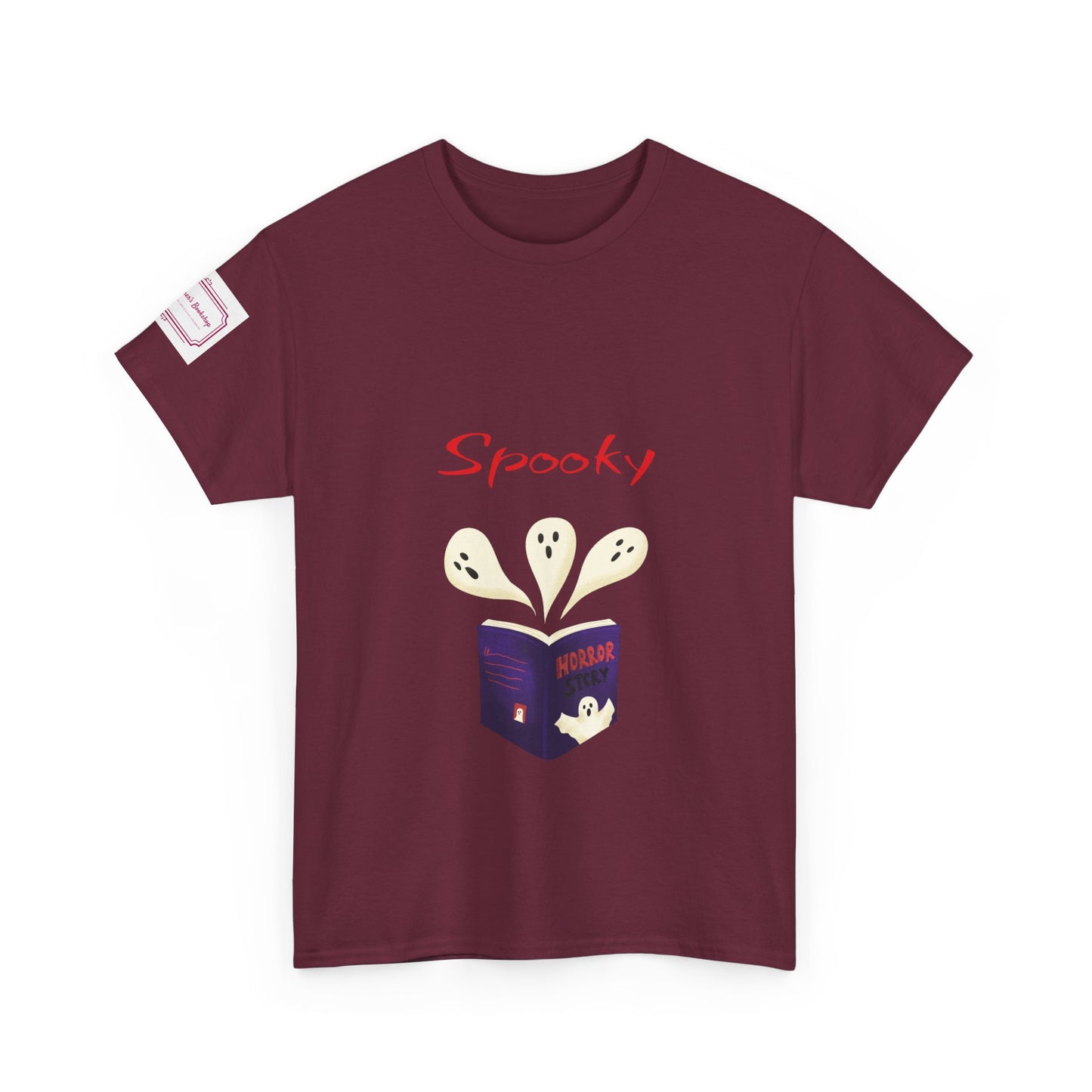 AU - Fiction - Unisex Heavy Cotton Tee - Spooky Books