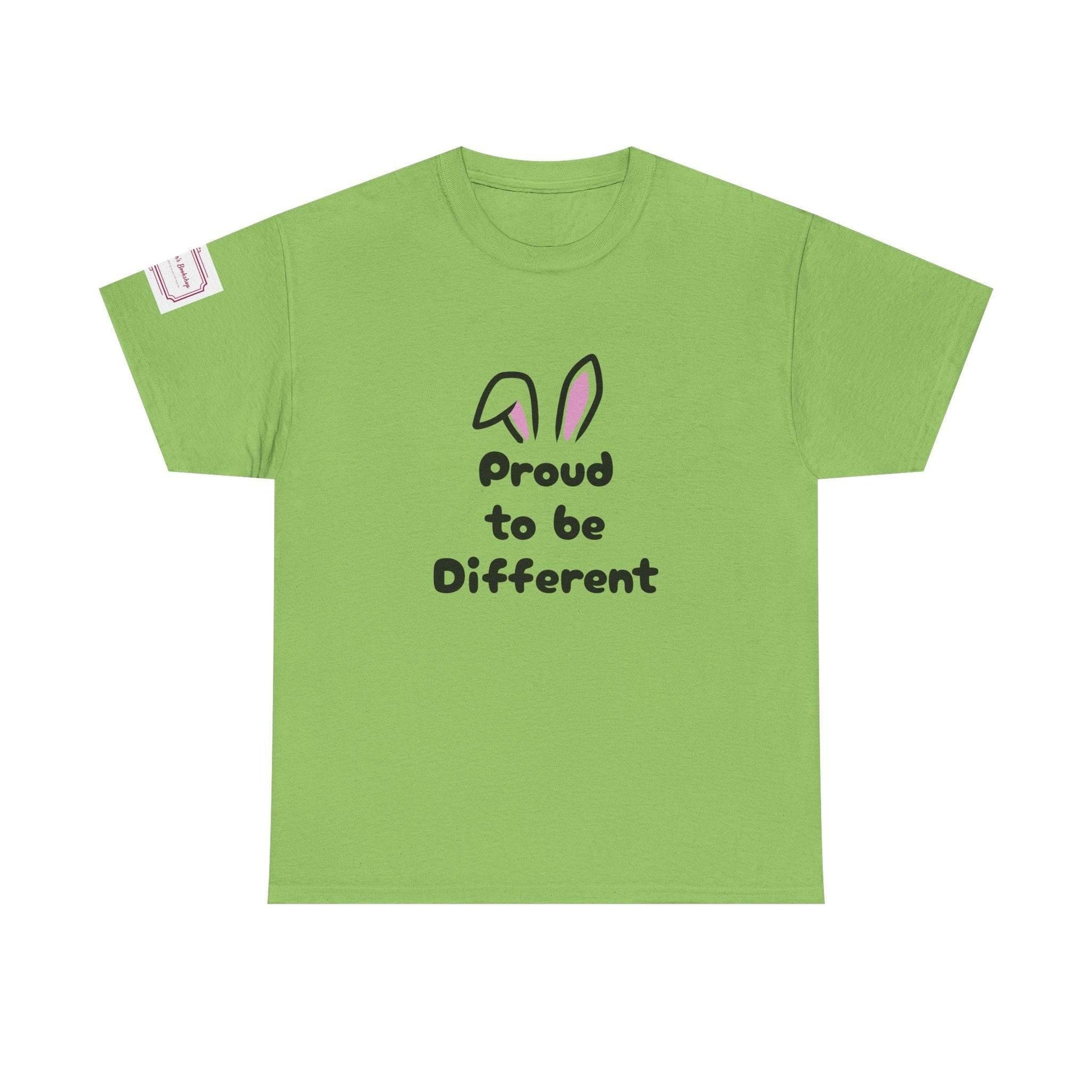 Proud to Be Different Unisex Heavy Cotton Tee – Celebrate Uniqueness - The Dreamer's Bookshop.