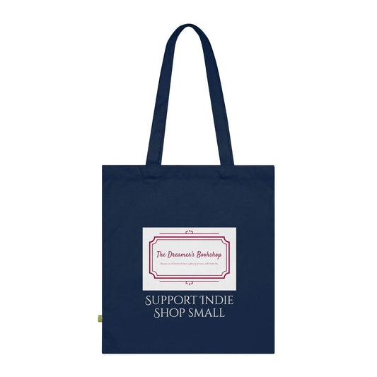 Support Indie Shop Small Organic Cotton Tote Bag - The Dreamer's Bookshop.