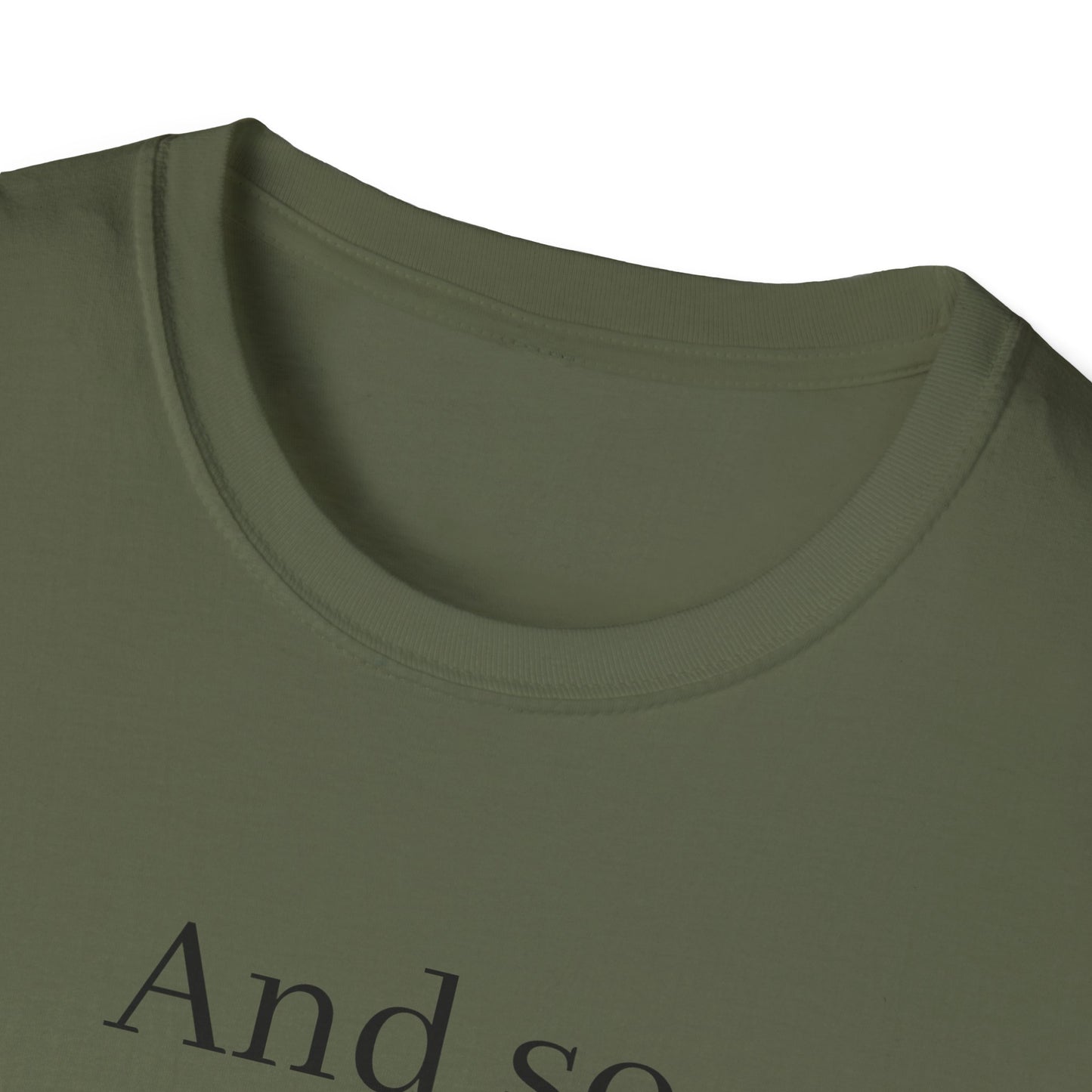 Unisex T-Shirt - Vintage Writing "Story Begins" for Book Lovers