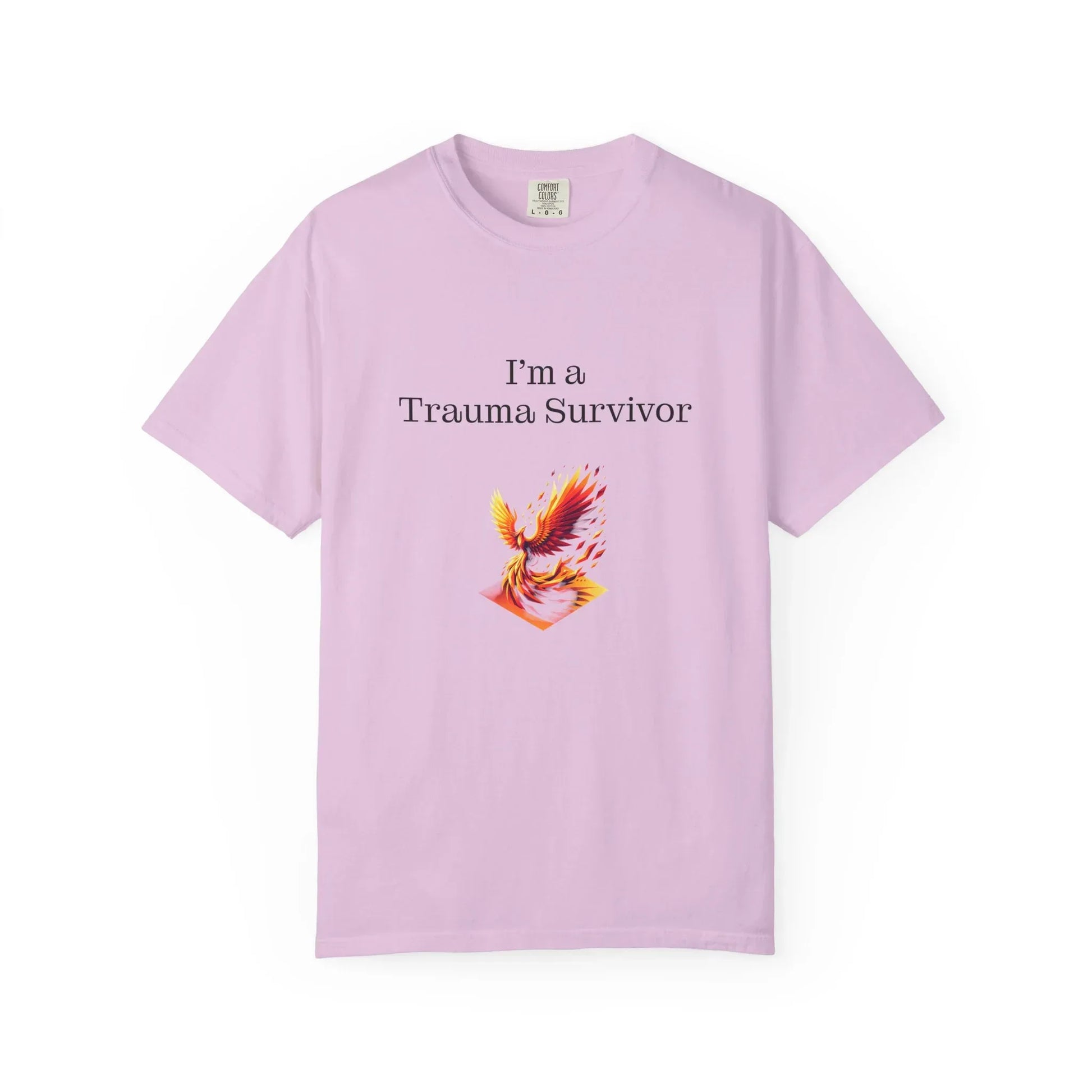 Trauma Survivor Unisex Garment-Dyed T-Shirt - Empowering Supportive Apparel - The Dreamer's Bookshop.