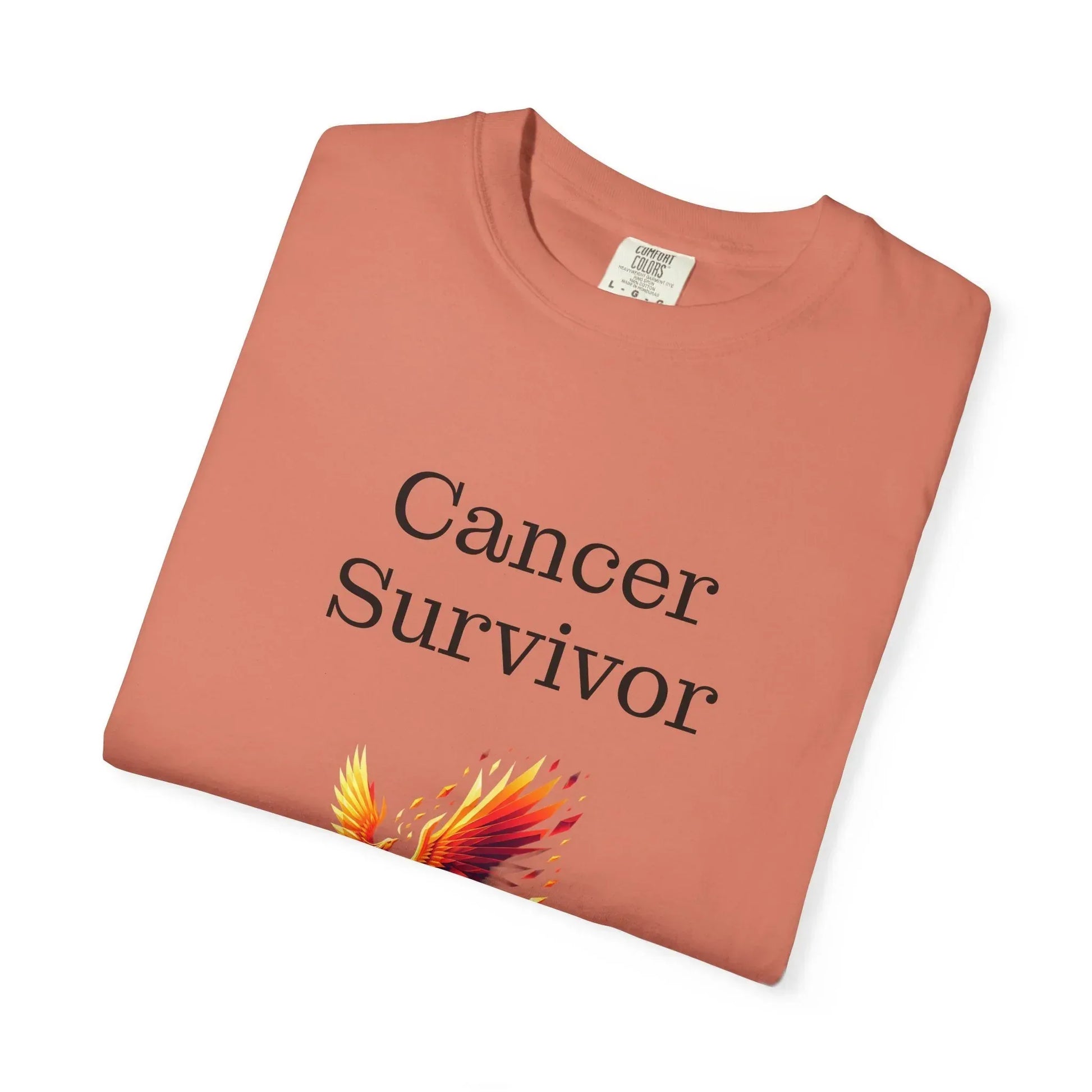 Cancer Survivor Unisex Garment-Dyed T-shirt - Inspirational Motivational Tee - The Dreamer's Bookshop.