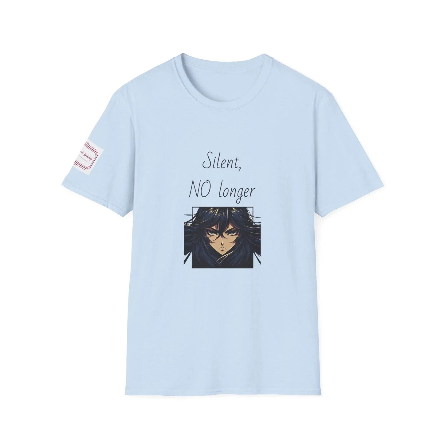 Fierce Survivor Unisex Softstyle T-Shirt - 'Silent, NO longer' - The Dreamer's Bookshop.