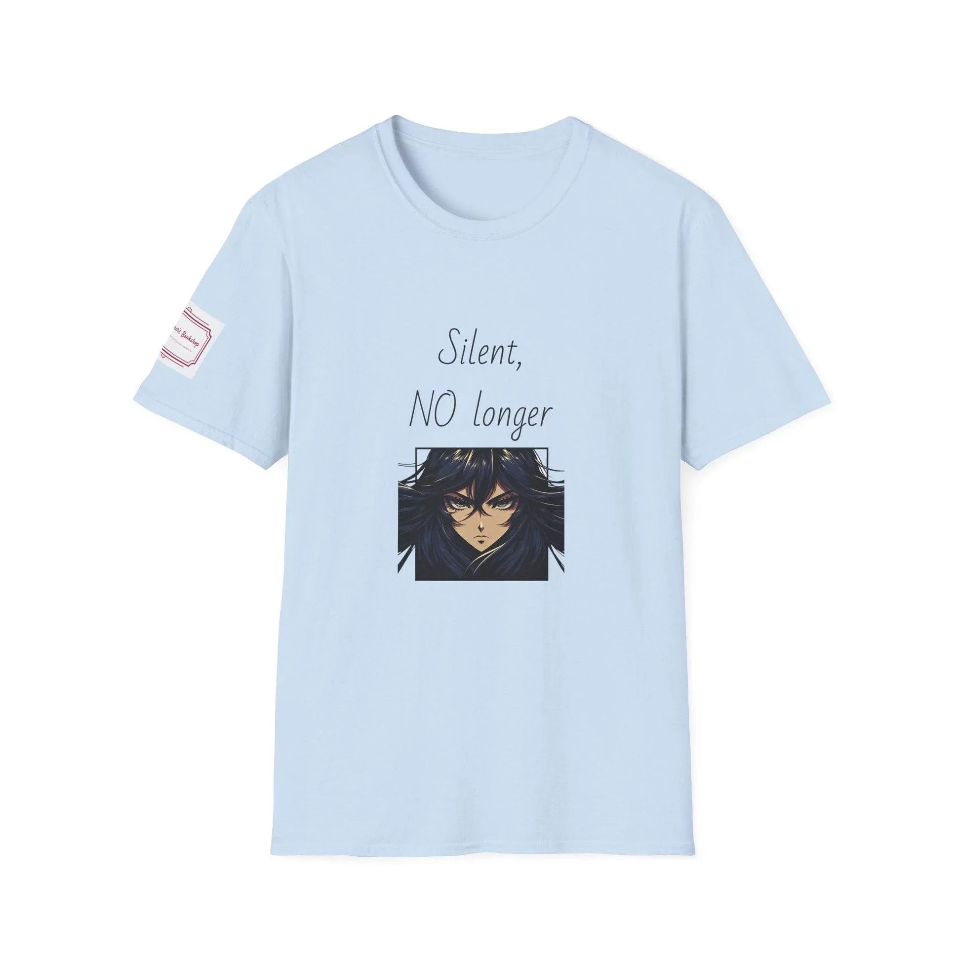 Fierce Survivor Unisex Softstyle T-Shirt - 'Silent, NO longer' - The Dreamer's Bookshop.