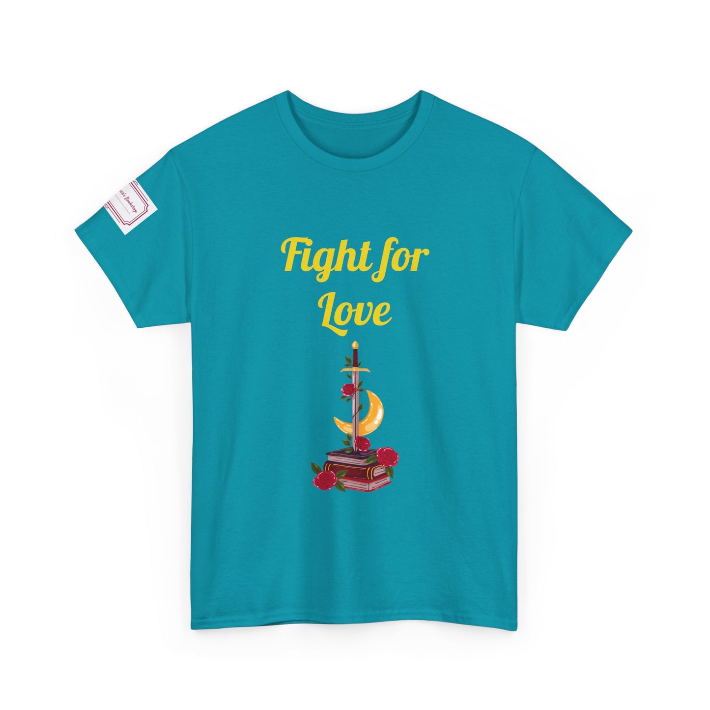 US (Ww) Fight for Love - Graphic Unisex Heavy Cotton Tee - Romance Books