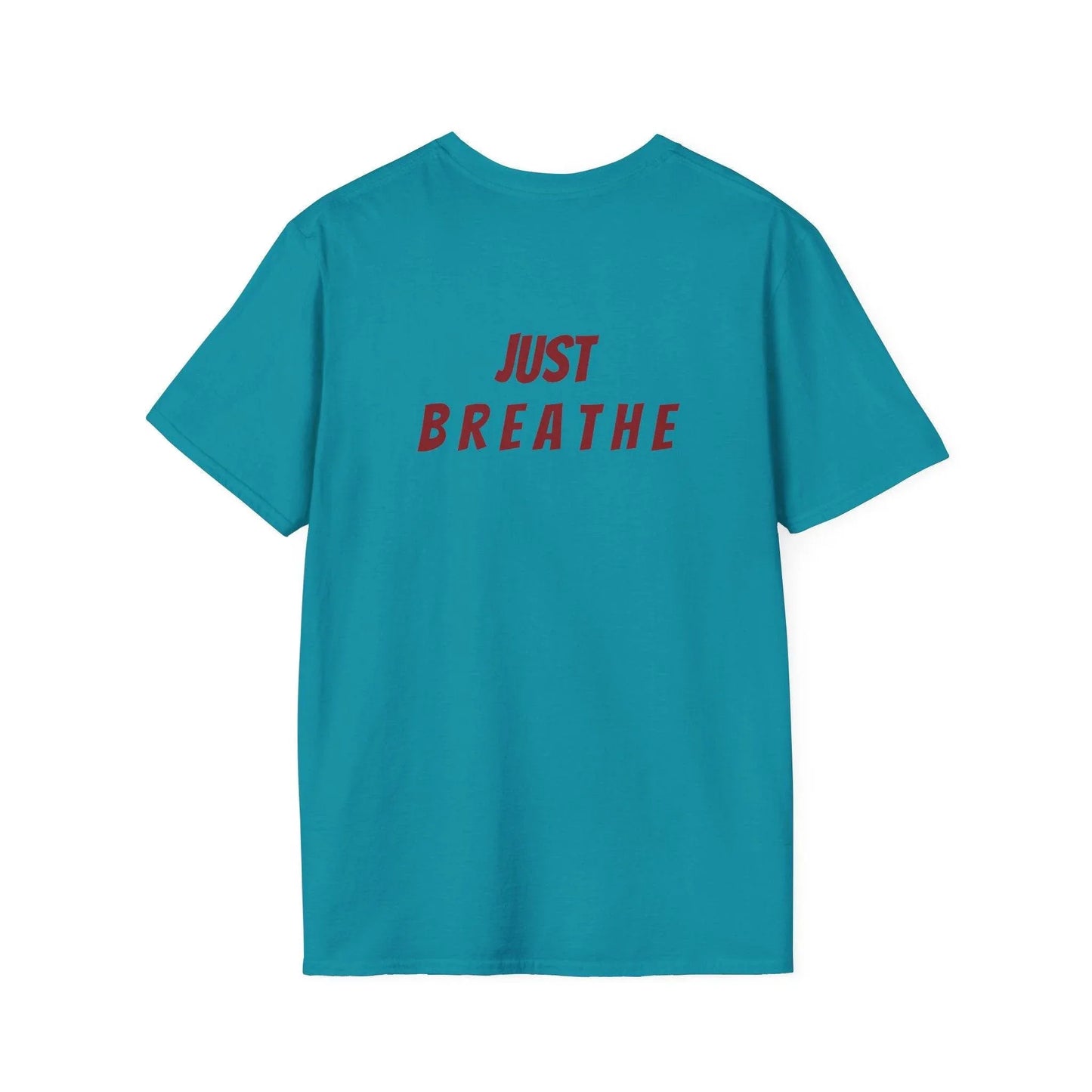 Unisex Softstyle T-Shirt - 'Just Breathe' - The Dreamer's Bookshop.
