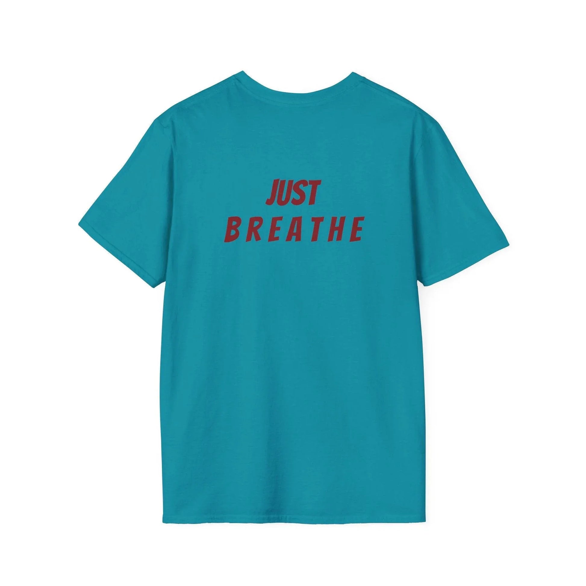 Unisex Softstyle T-Shirt - 'Just Breathe' - The Dreamer's Bookshop.