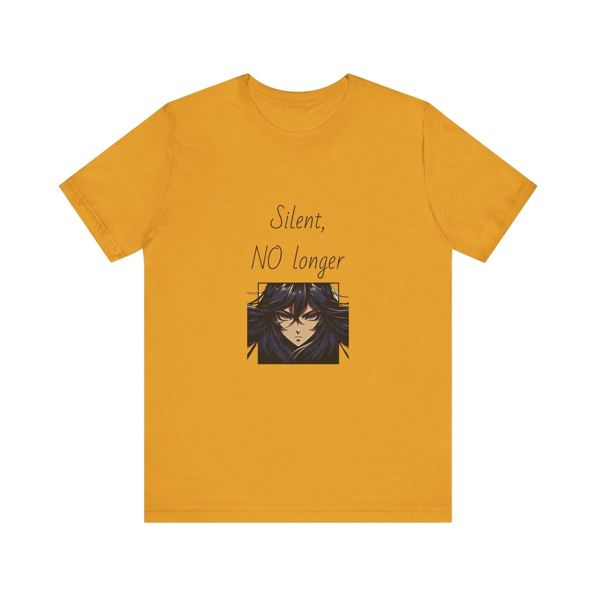 Fierce Survivor Unisex Short Sleeve Tee - Silent, NO longer - The Dreamer's Bookshop.