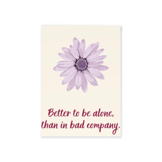 The Dreamer's Bookshop - Love Yourself Card "Better Alone" - The Dreamer's Bookshop.