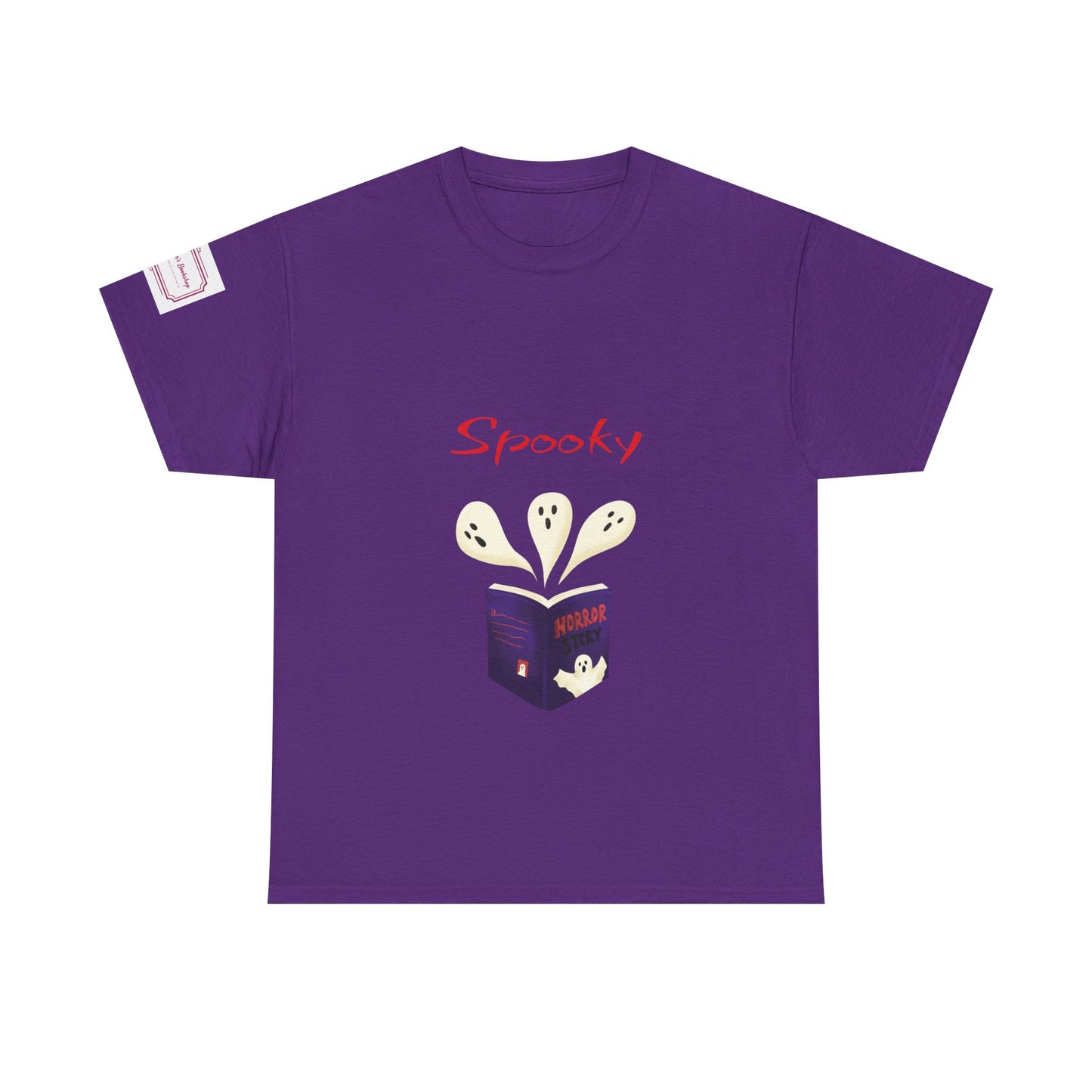 AU - Fiction - Unisex Heavy Cotton Tee - Spooky Books