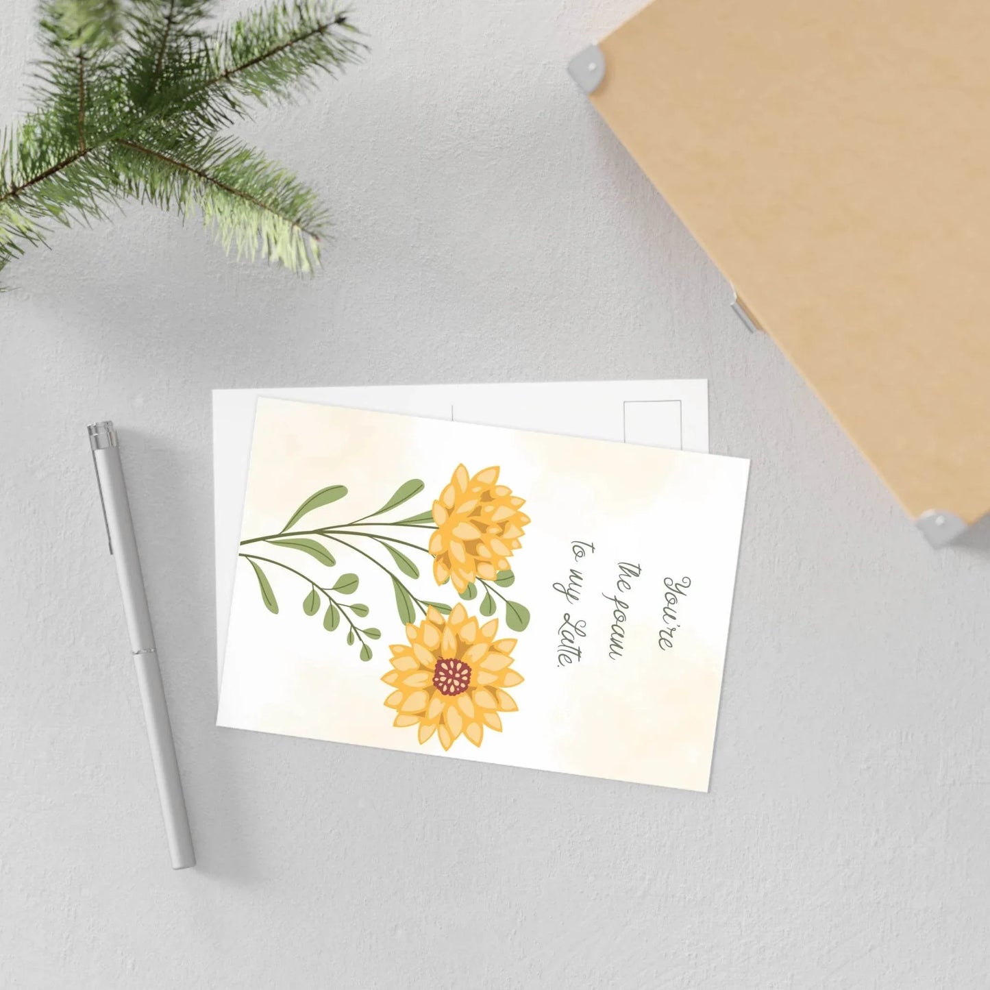 The Dreamer's Bookshop Affection "You're the foam" Art Print Card - The Dreamer's Bookshop.
