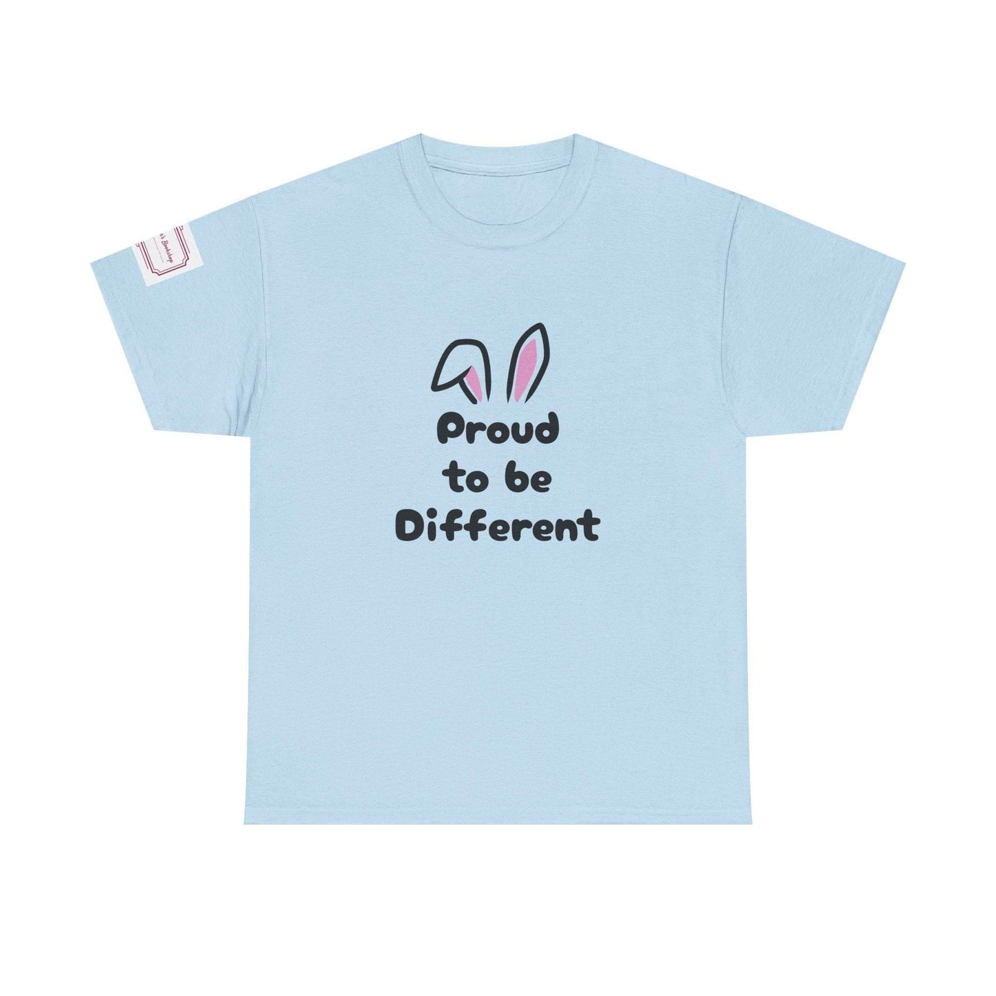 Proud to Be Different Unisex Heavy Cotton Tee – Celebrate Uniqueness - The Dreamer's Bookshop.