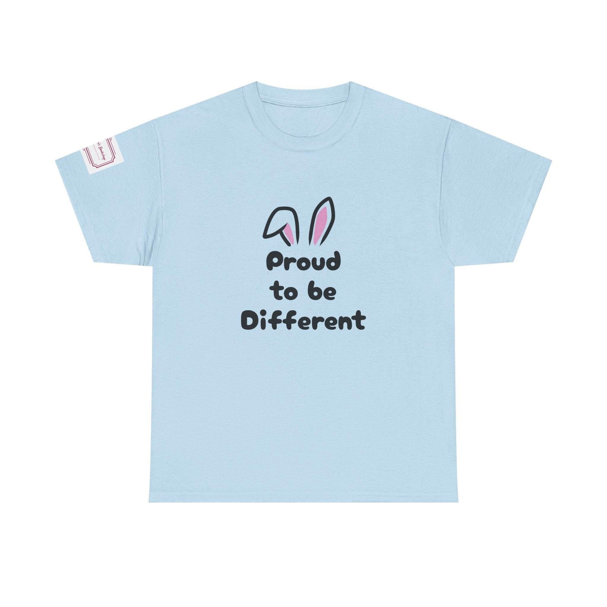 Proud to Be Different Unisex Heavy Cotton Tee – Celebrate Uniqueness - The Dreamer's Bookshop.