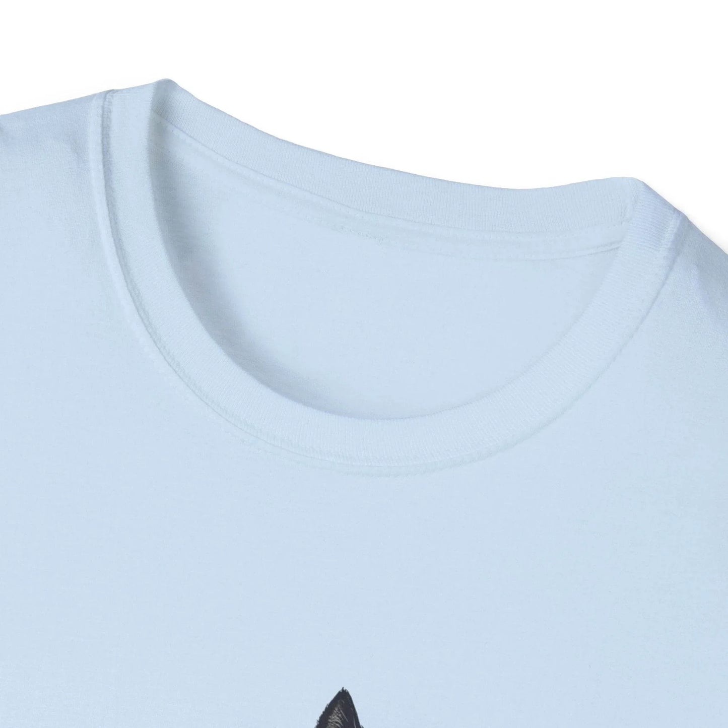 Unisex Softstyle T-Shirt - Vintage Cat Book Stack Bookworm - The Dreamer's Bookshop.