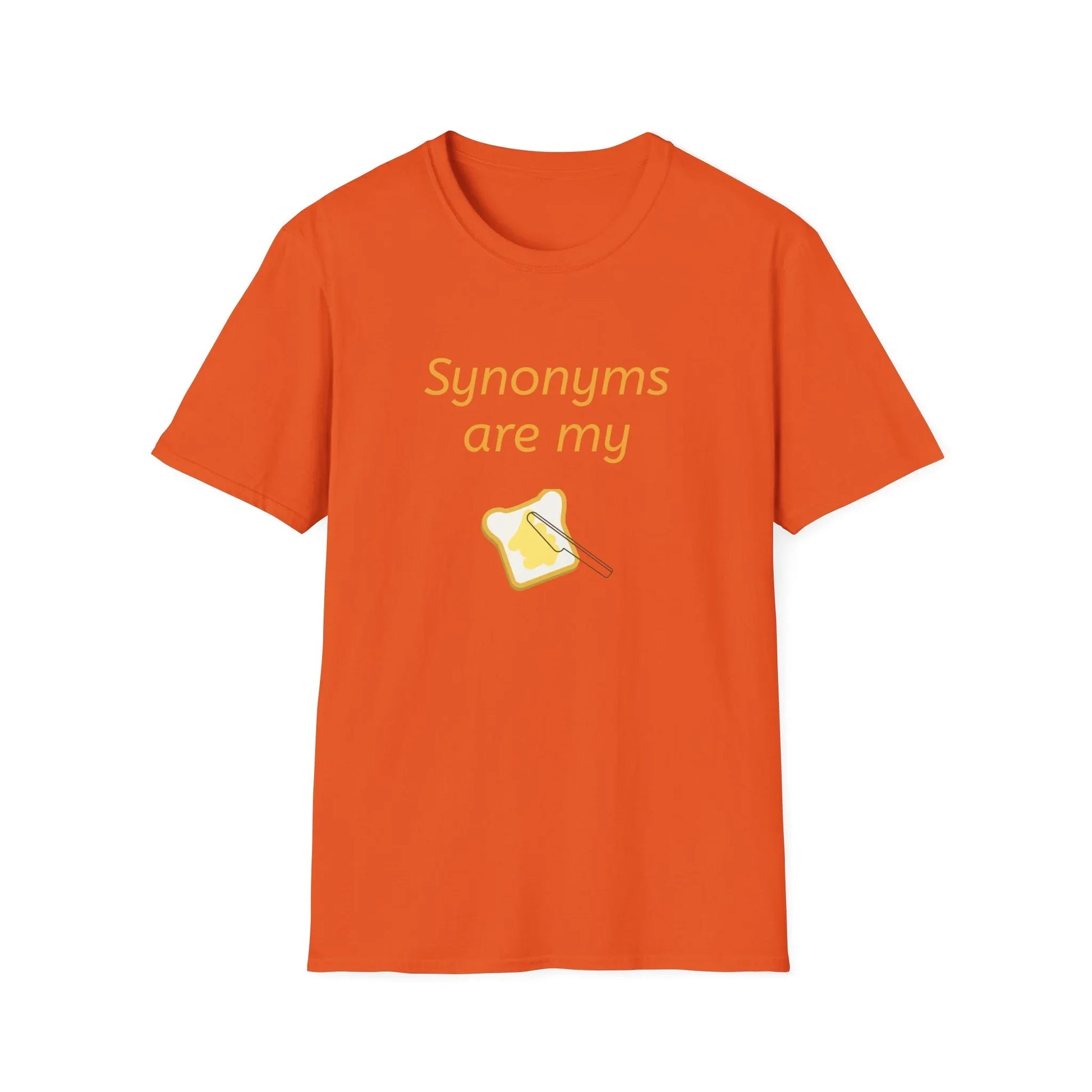 Funny "Synonyms Are My Jam" T-Shirt - Perfect Gift for Writers and Teachers - The Dreamer's Bookshop.