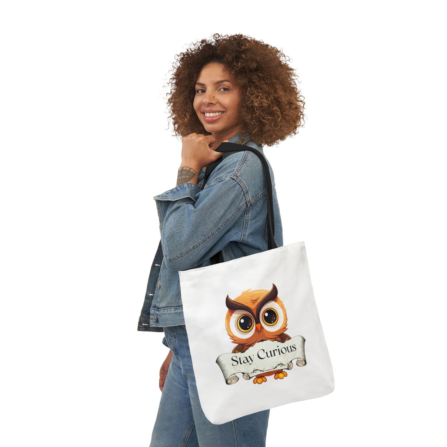 Stay Curious Tote Bag - Perfect for Book Lovers & Indie Authors