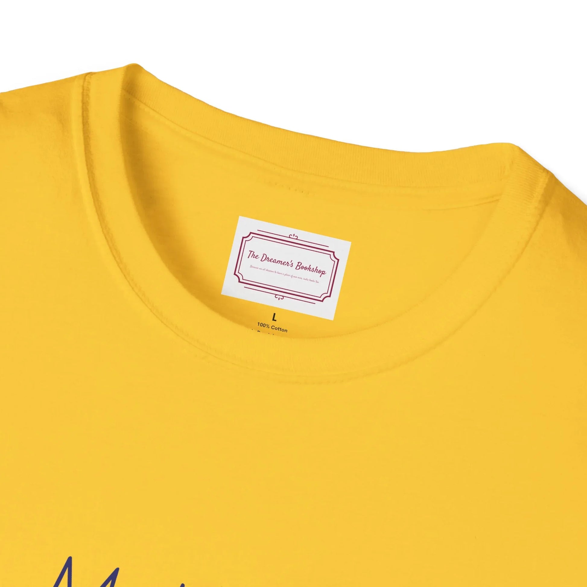 Motivational Unisex Softstyle T-Shirt - "Make Life More Positive" - The Dreamer's Bookshop.