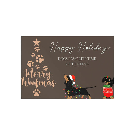 The Dreamer's Bookshop "Dogs XMas" Cute Christmas Card - The Dreamer's Bookshop.