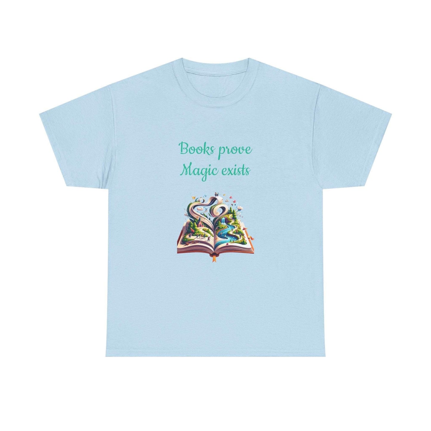 Magic Exists -A Unisex Heavy Cotton Tee - Perfect for Book Lovers - The Dreamer's Bookshop.